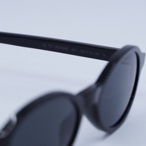 Saint Laurent SL751JEANNE 001 Sunglasses Black Oval Frame