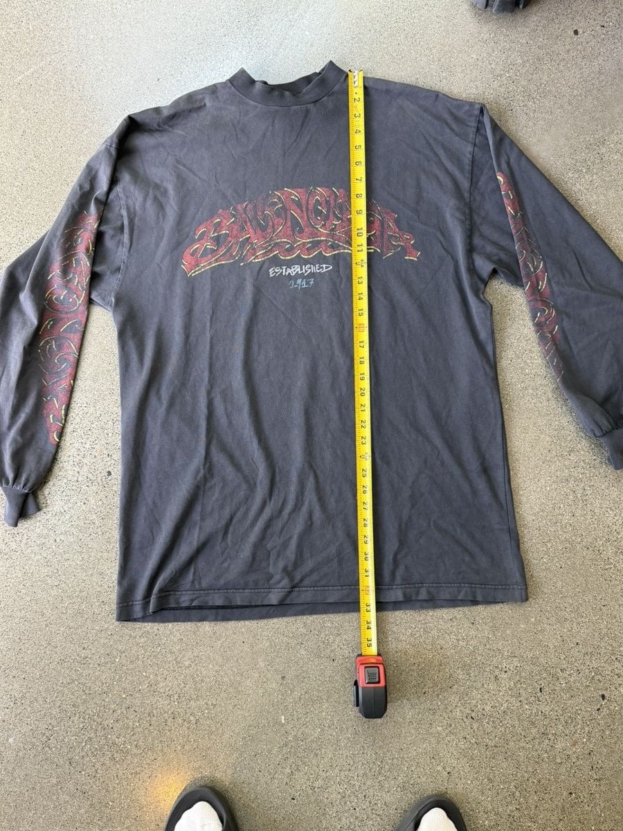 Balenciaga Demna Balenciaga SS24 Offshore Longsleeve Tee Size US M / EU 48-50 / 2 - 8 Thumbnail