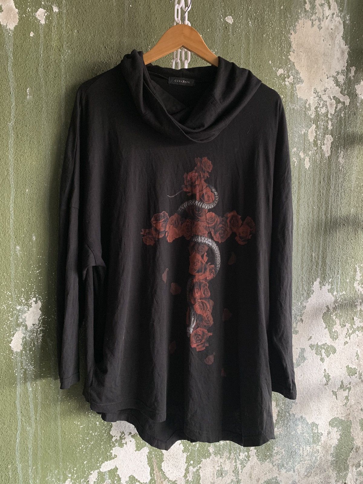 20471120 × CIVARIZE × Japanese Brand civarize archives roses snake oversize baggy long sleeve Size US XXL / EU 58 / 5 - 6 Thumbnail