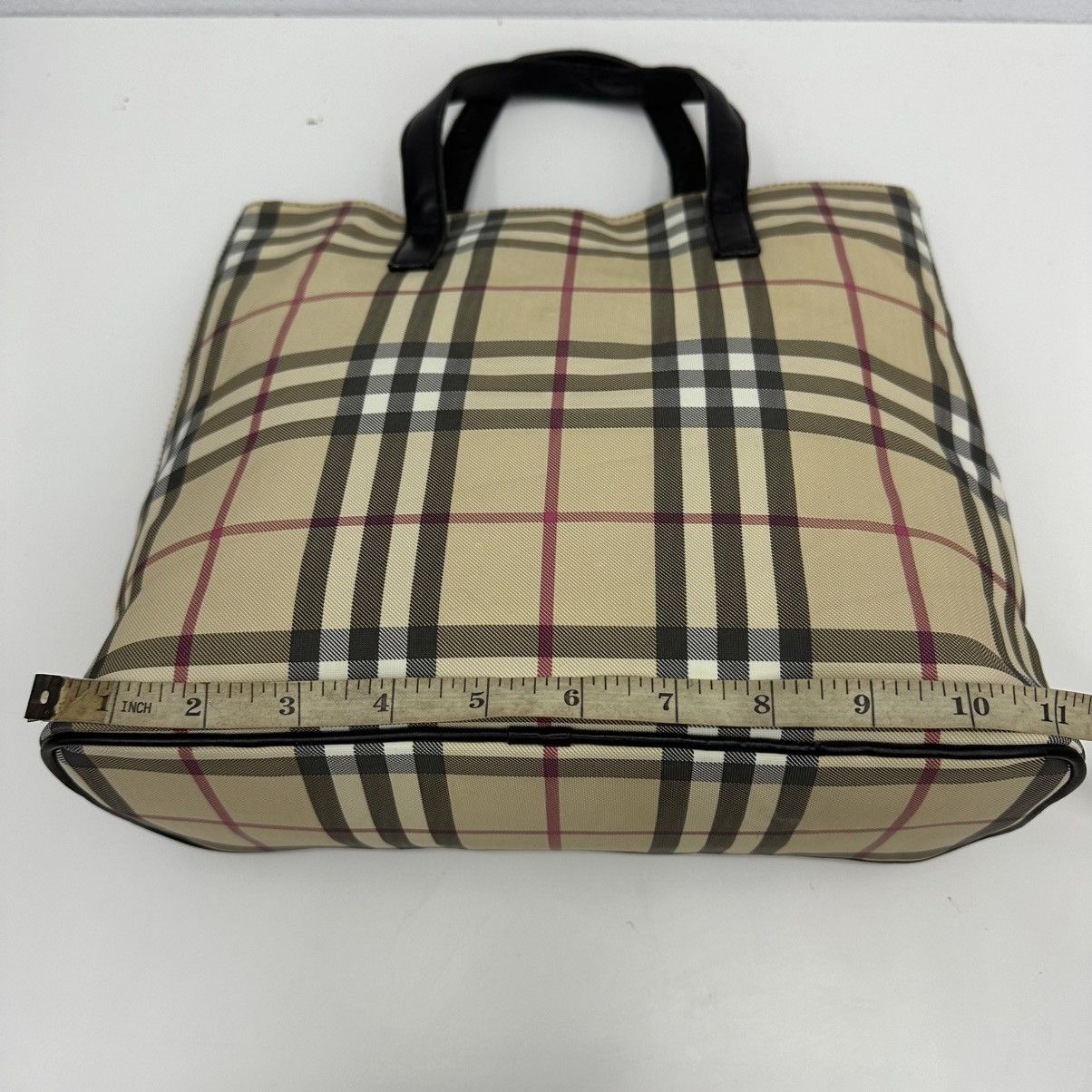 Burberry ‼️YES‼️ AUTHENTIC BURBERRY LONDON NOVA CHECK HAND TOTE BAG Size ONE SIZE - 12 Thumbnail