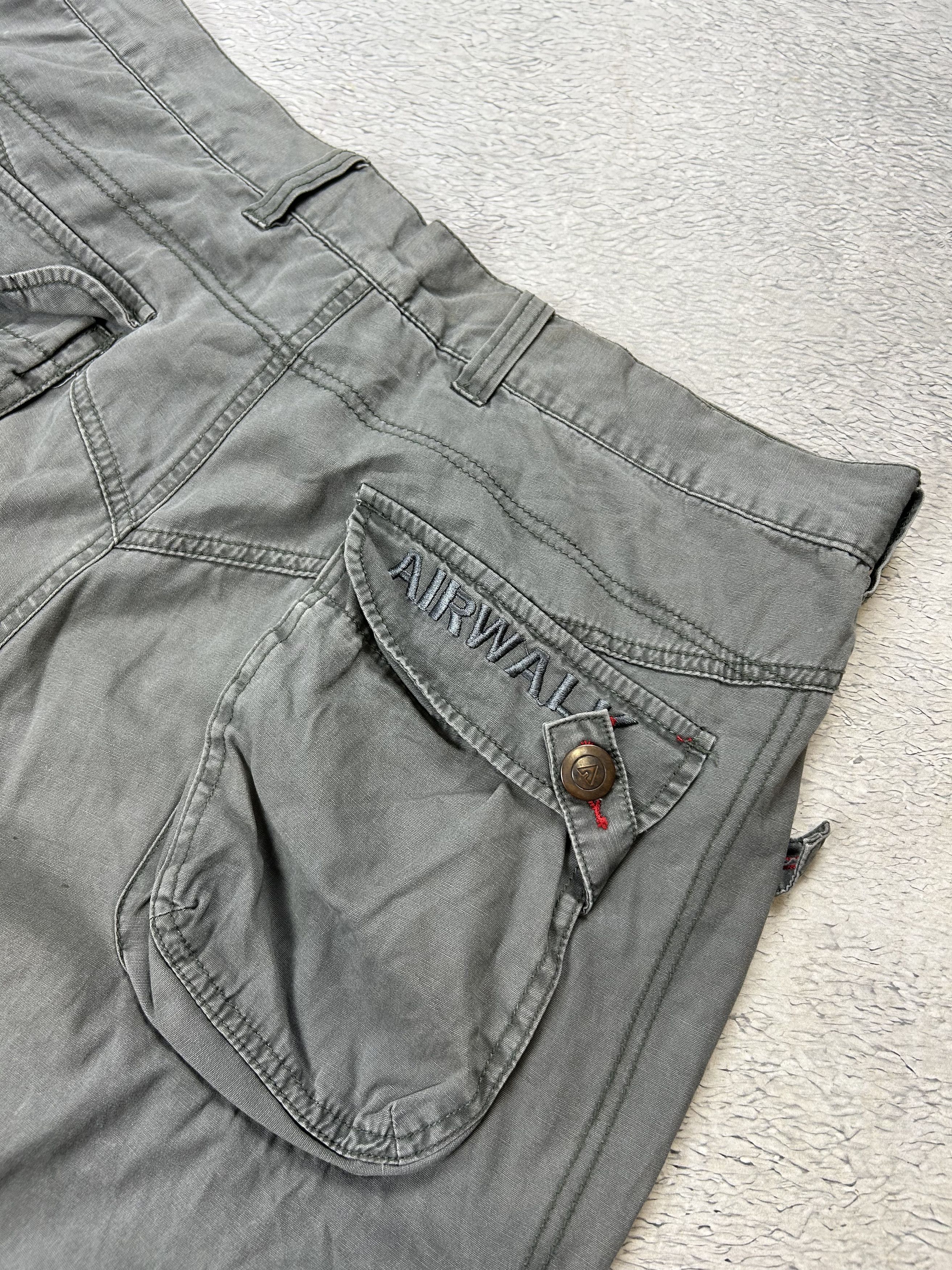 Airwalk × JNCO Vintage Airwalk Cargo Pants Baggy Streetwear Drill Pockets Size US 36 / EU 52 - 4 Thumbnail