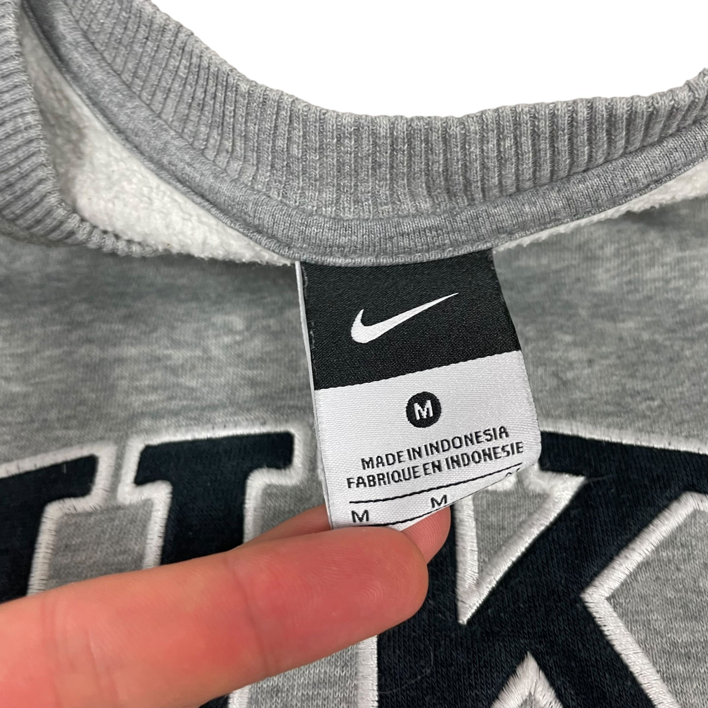 Nike Nike Men's Heather Gray Cotton Fleece Pullover Sweatshirt M Size US M / EU 48-50 / 2 - 9 Thumbnail