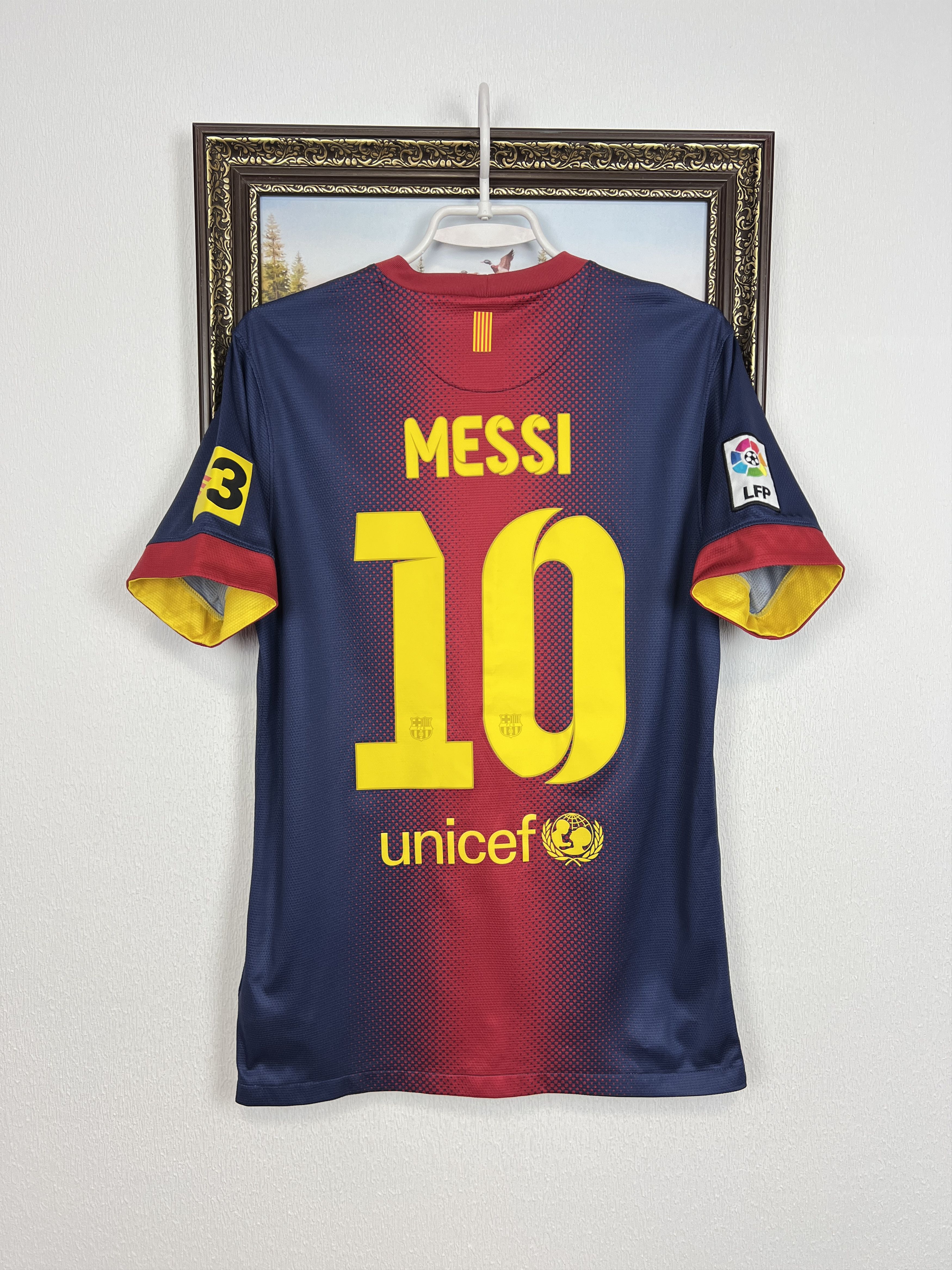 Nike Barcelona football shirt 2012 Soccer #10 Messi Tee Hype Size US S / EU 44-46 / 1 - 1 Thumbnail