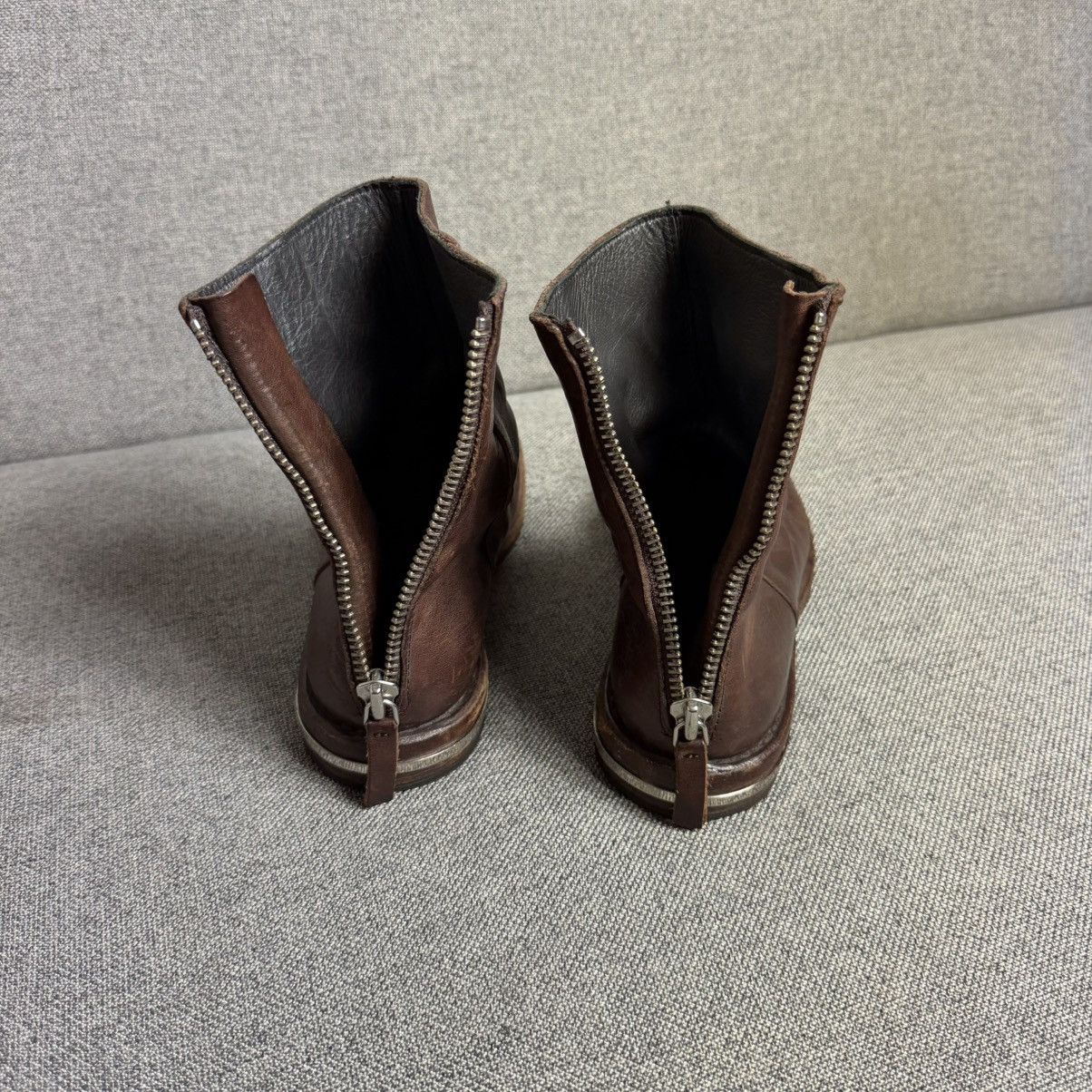 MoMA MoMA Avantgarde Back Zip Leather Guidi Style Boots Size US 7 / IT 37 - 13 Thumbnail