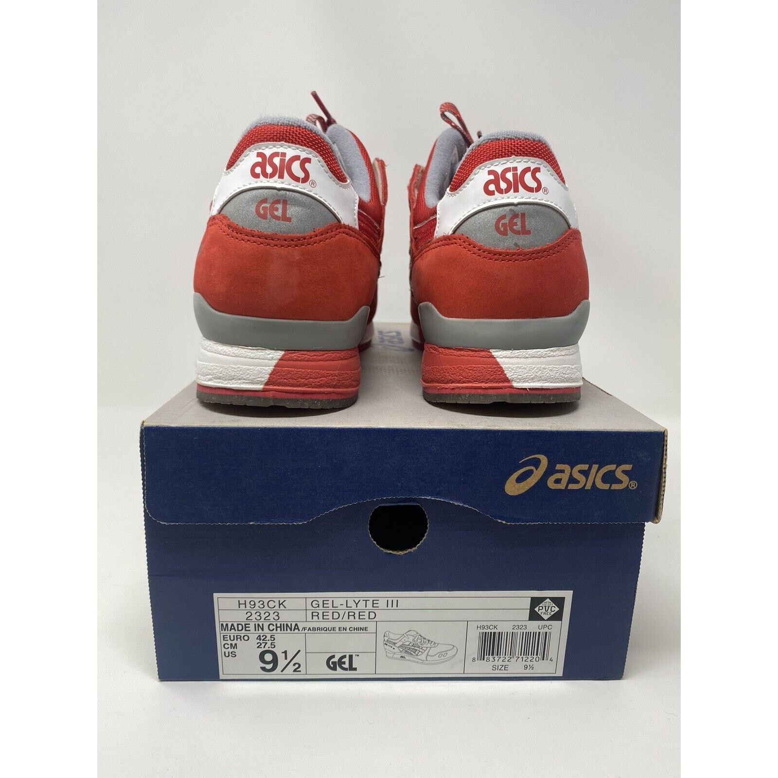 Asics NICE KICKS ASICS DAVIDZ RONNIE FIEG GEL LYTE III RED Size US 9.5 / EU 42-43 - 3 Thumbnail