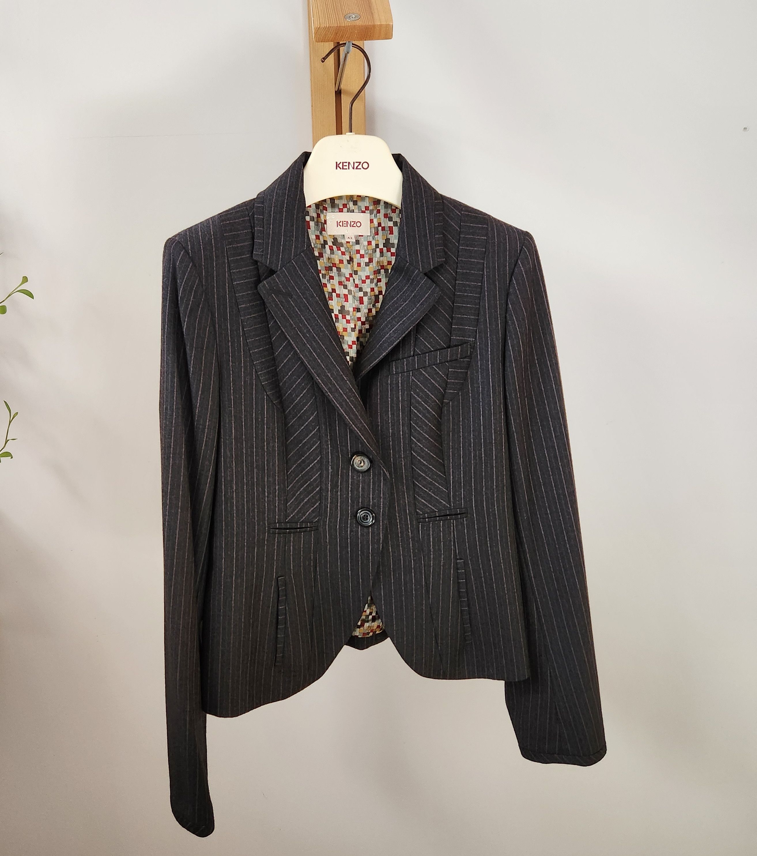 Kenzo Kenzo Wool Blazer Size M / US 6-8 / IT 42-44 - 1 Thumbnail