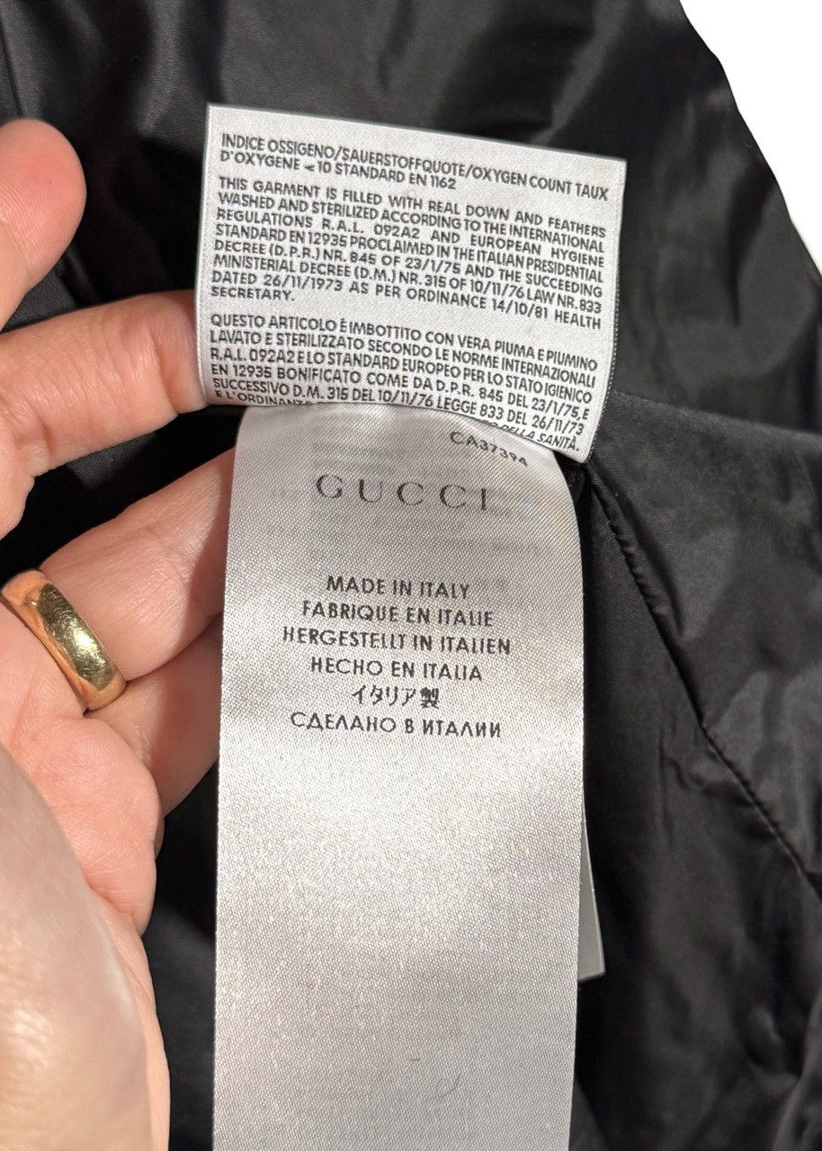 Gucci Gucci 2014 Black Toggle Accent Down Puffer Jacket Size S / US 4 / IT 40 - 15 Thumbnail
