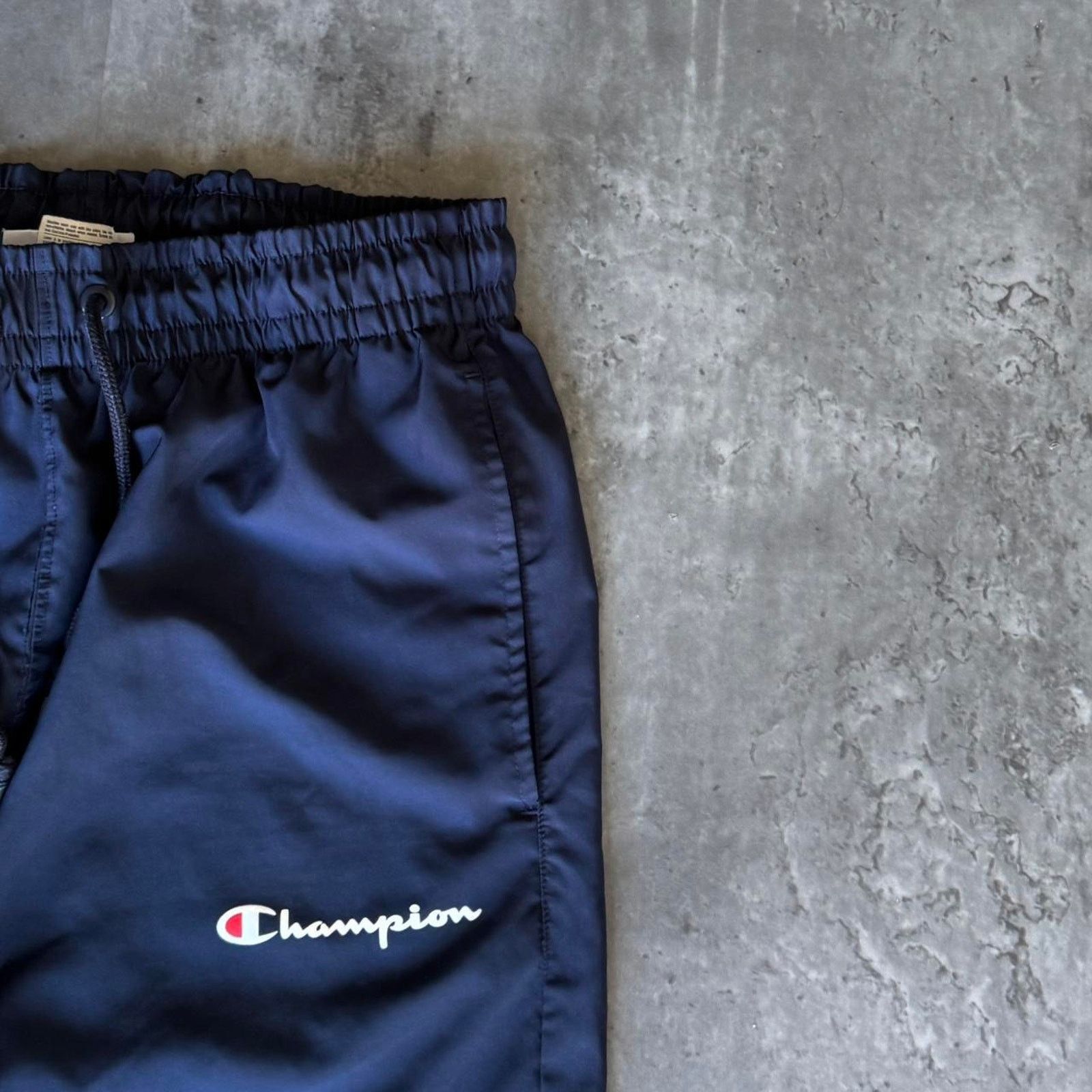Champion × Vintage Vintage Y2K Champion Drill Trackpants Sweatpants Navy Blue Size US 30 / EU 46 - 3 Thumbnail