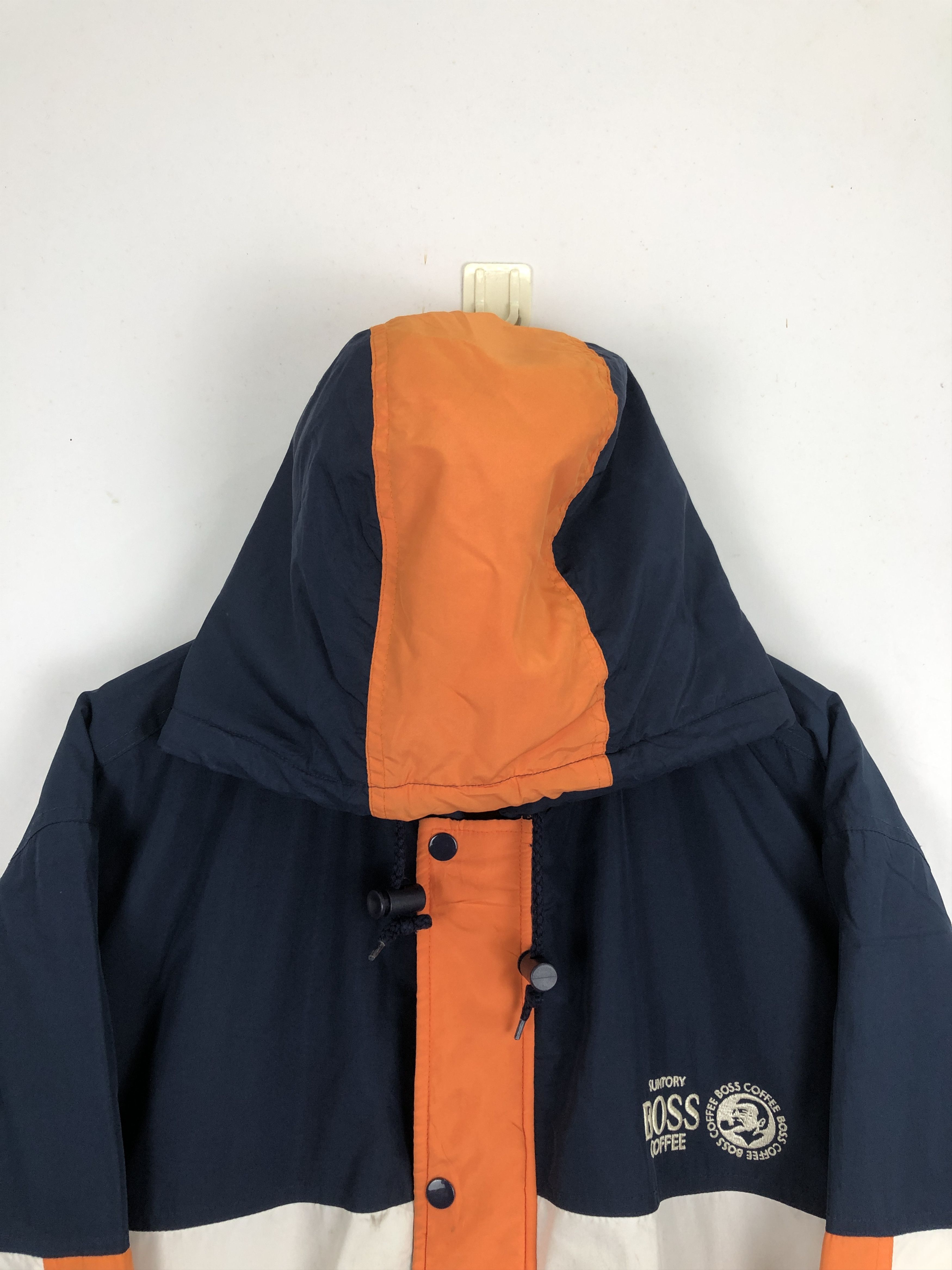 Japanese Brand Vintage Suntory Boss Coffee Bomber Hoodie Jacket Size US L / EU 52-54 / 3 - 2 Thumbnail