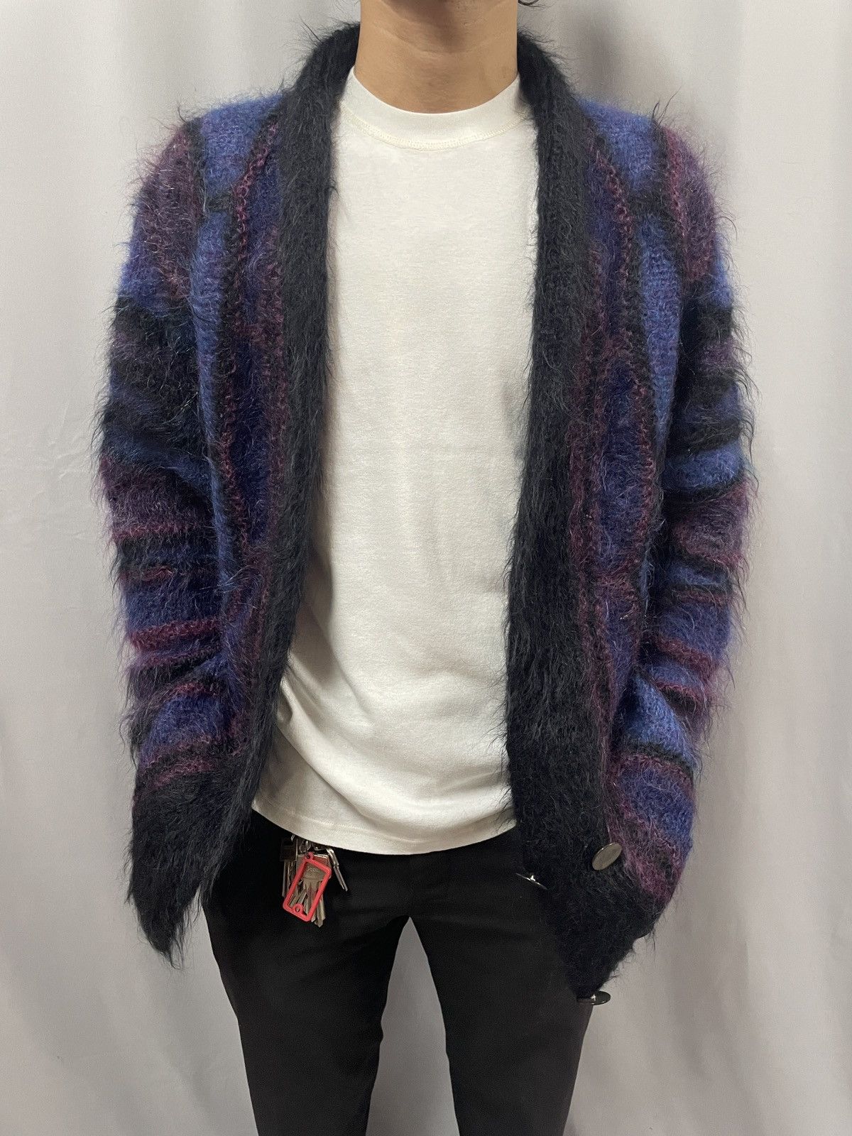 Vintage mohair knit cardigan
