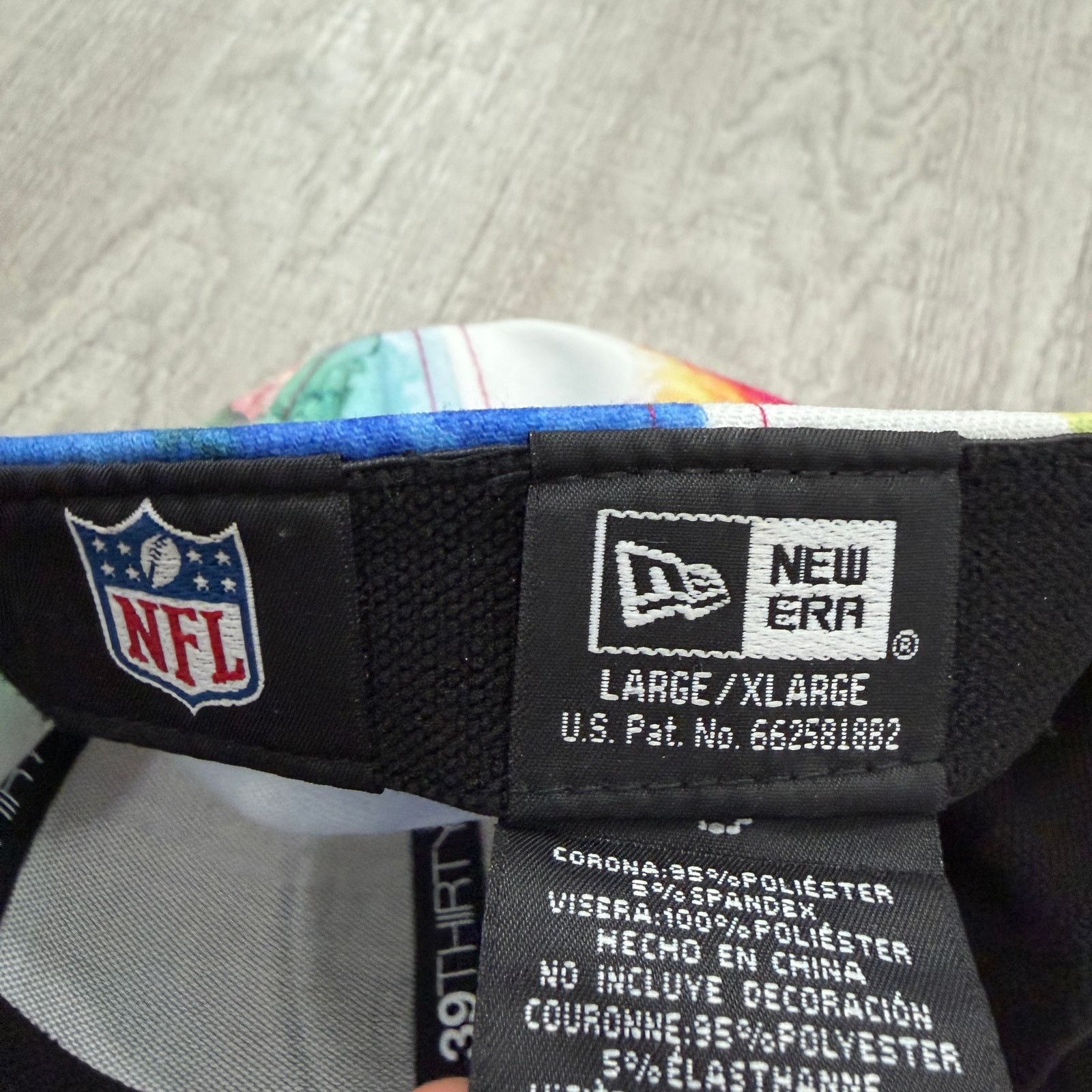 NFL Las Vegas Raiders New Era 2022 NFL Crucial Catch 39THIRTY Size ONE SIZE - 7 Thumbnail