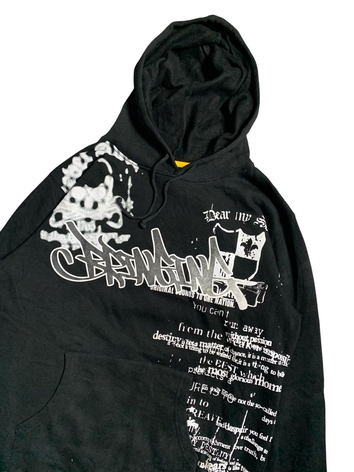 Hysteric Glamour Archive SORRIDERE POEM BLACK HOODIE IFSIX LGB KMRII STYLE Size US L / EU 52-54 / 3 - 3 Thumbnail