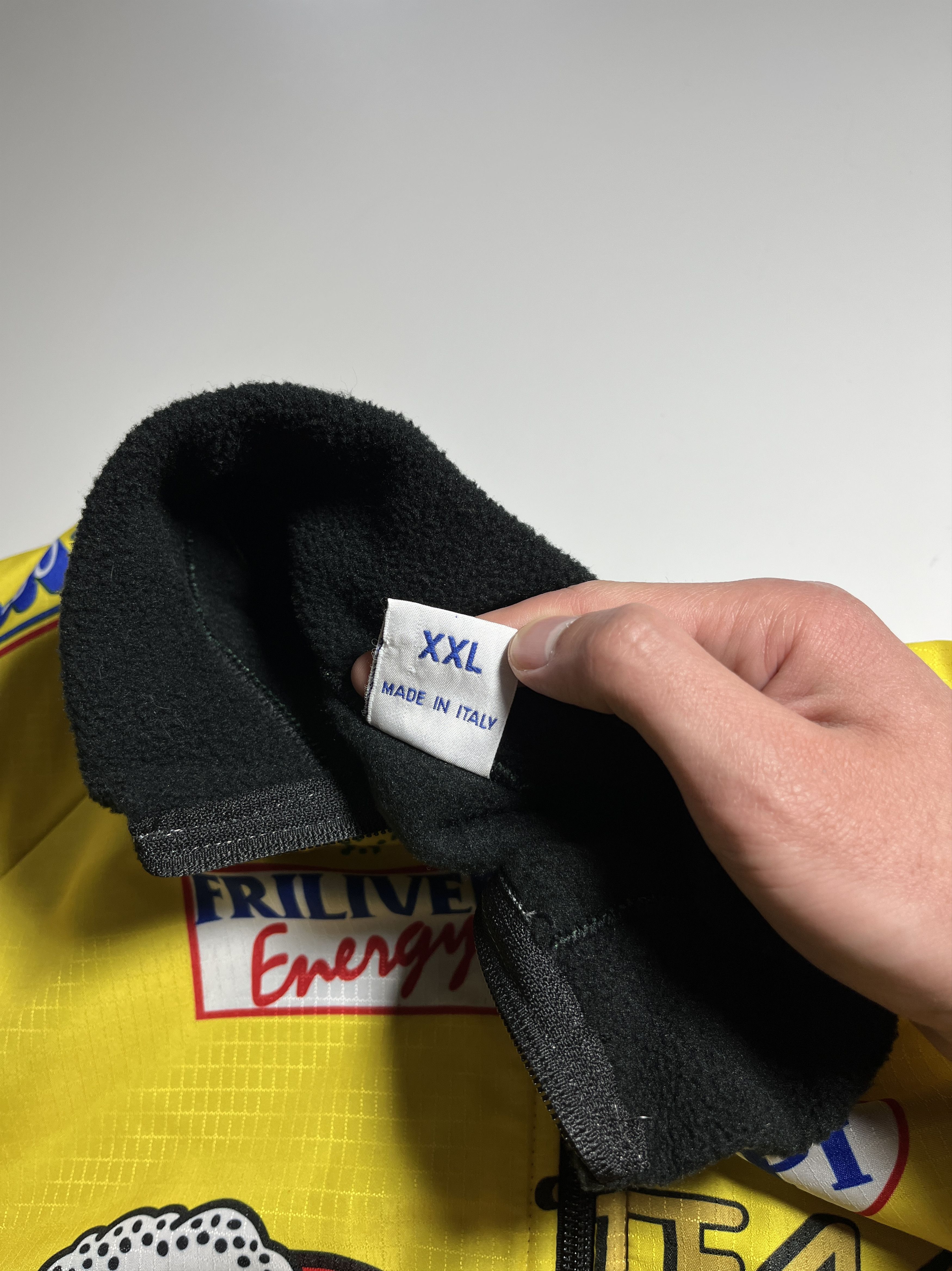 Vintage Vintage SMS Santini Polti Team Cycling Fleece Jacket Size US XXL / EU 58 / 5 - 13 Thumbnail
