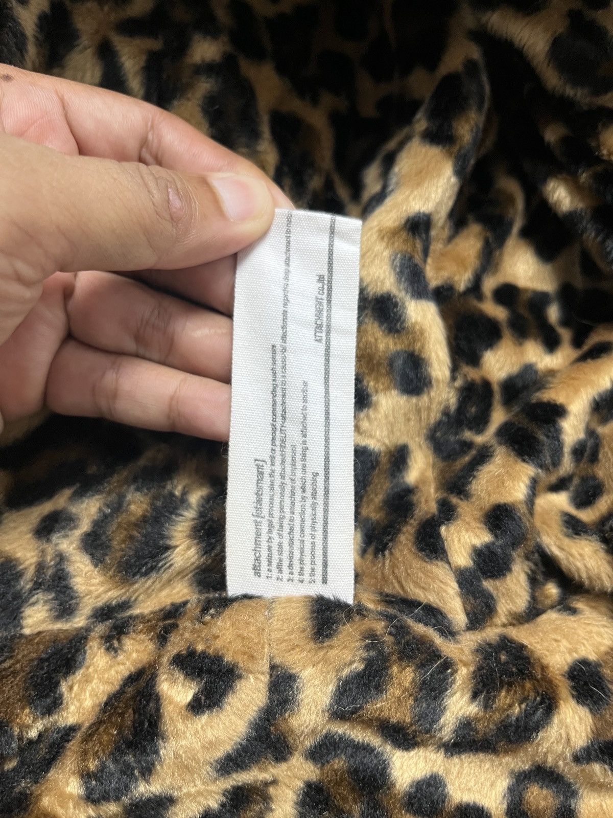 Kazuyuki Kumagai Attachment Attachment leopard parka fur jaket Size US L / EU 52-54 / 3 - 9 Thumbnail