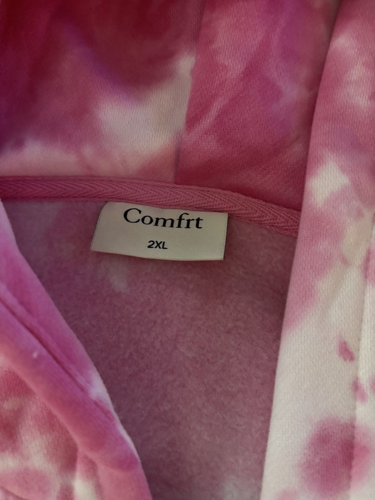 Other Comfrt Hoodie zip up pink tie dye Size US XXL / EU 58 / 5 - 3 Thumbnail