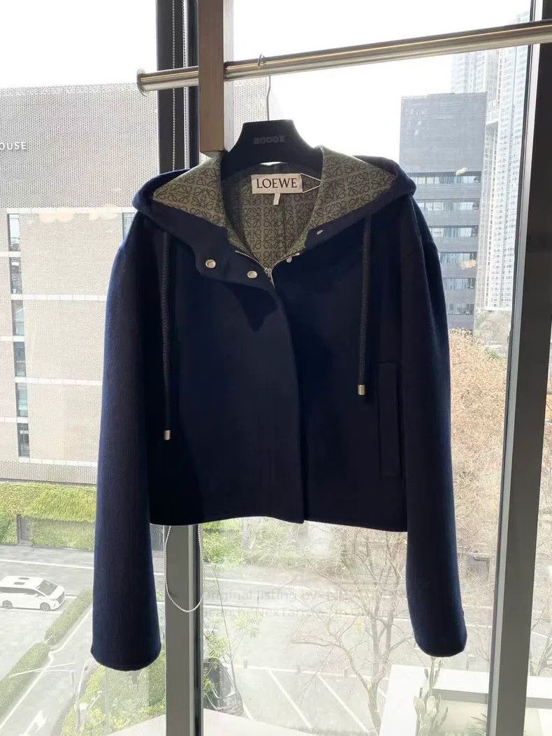 Loewe Loewe Wool Lined Jacquard Jacket Size XS / US 0-2 / IT 36-38 - 2 Thumbnail
