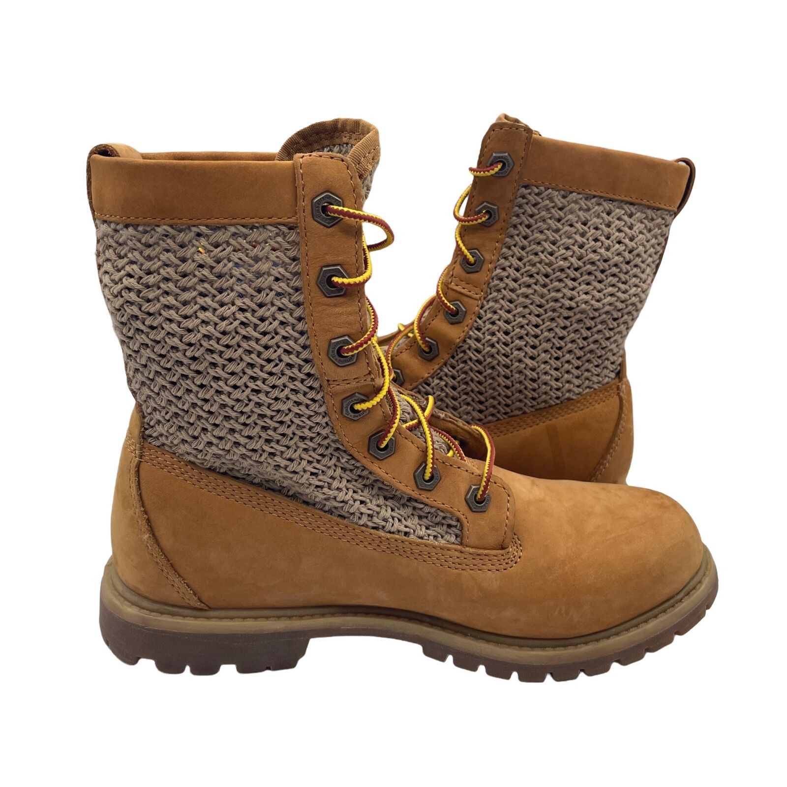 Timberland Timberland Crochet Hi Open Weave Knit Tan Boots Womens 8.5 Size US 8.5 / IT 38.5 - 4 Thumbnail