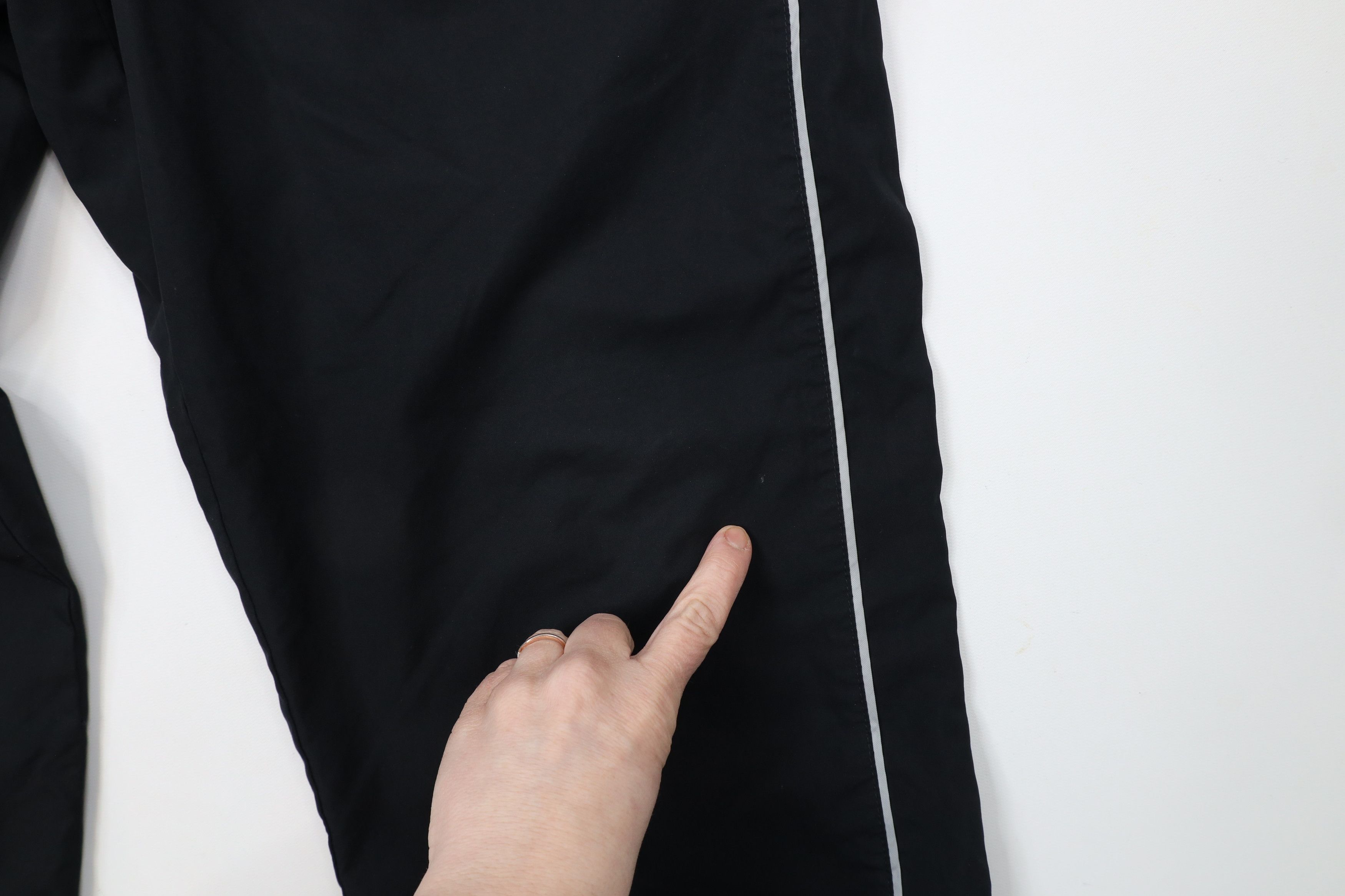 Nike × Vintage Vintage Nike Travis Scott Mini Swoosh Lined Wide Leg Pants Size US 34 / EU 50 - 6 Thumbnail