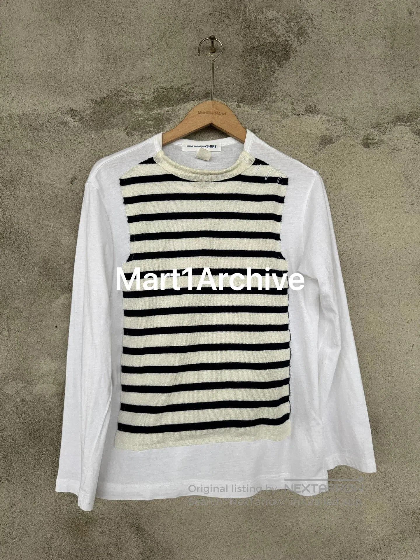 Comme Des Garçons Double-Layered Long-Sleeve.