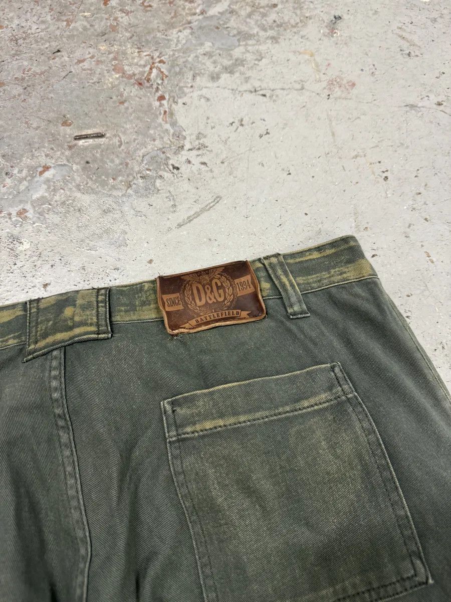 Dolce & Gabbana AW2006 Dolce & Gabbana Green Multi Zips Cargo Naval Pants Size US 34 / EU 50 - 8 Thumbnail
