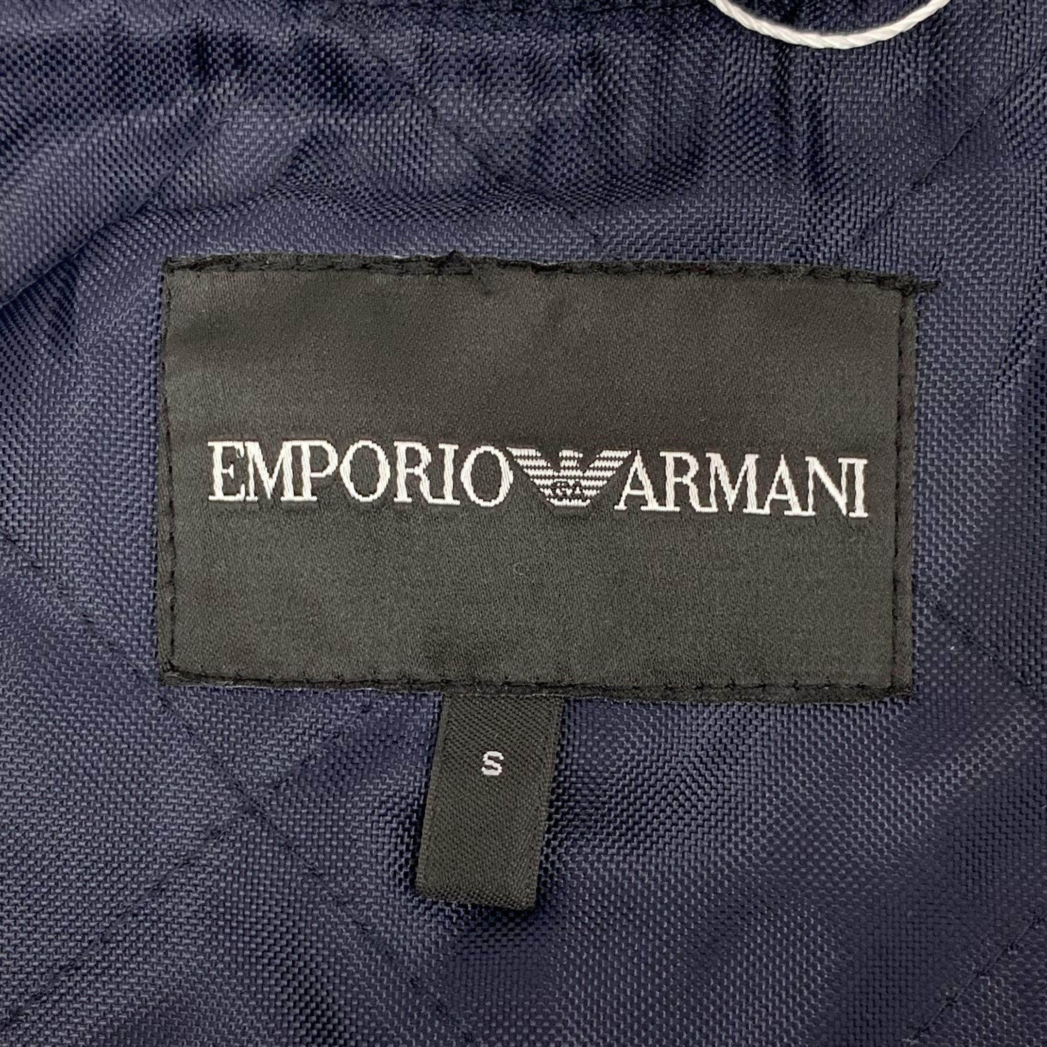 Armani Armani Logo Zip Jacket Dark Blue (S) Size US S / EU 44-46 / 1 - 5 Thumbnail