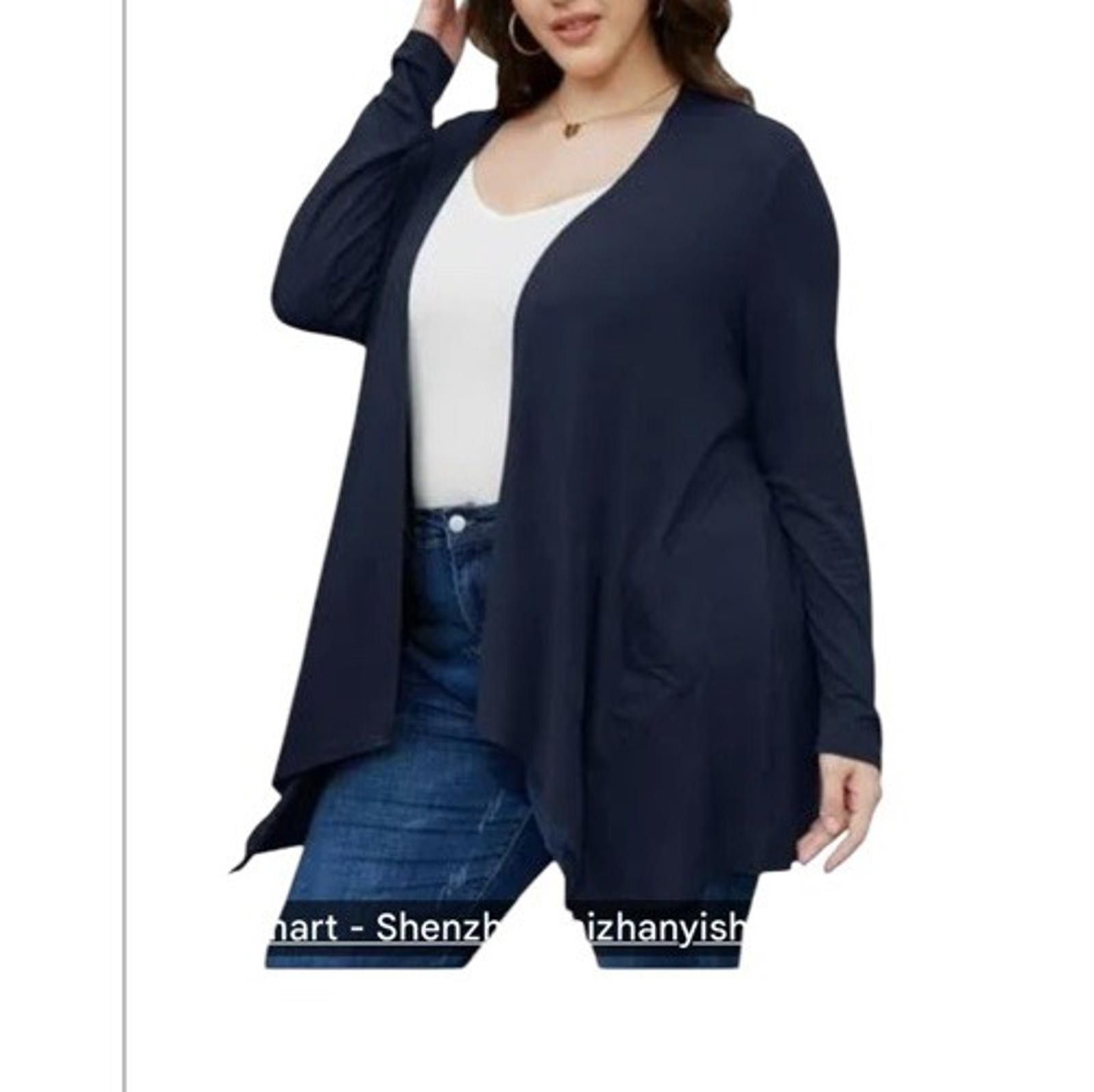 Designer Uvplove Light Weight Navy Cardigan Sz XL Size XL / US 12-14 / IT 48-50 - 1 Thumbnail