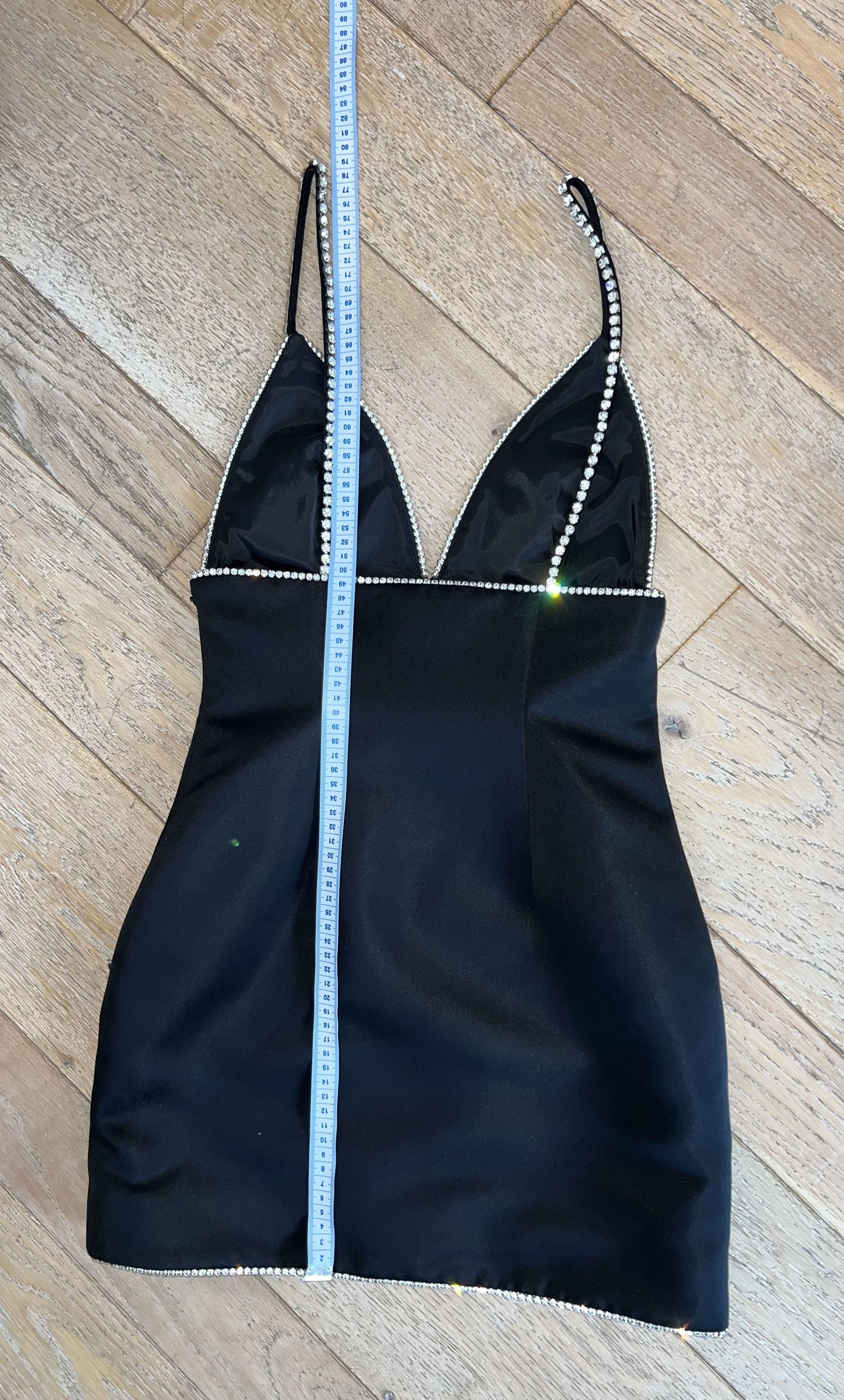 Area AREA Black Mini Dress Size XS / US 0-2 / IT 36-38 - 4 Thumbnail