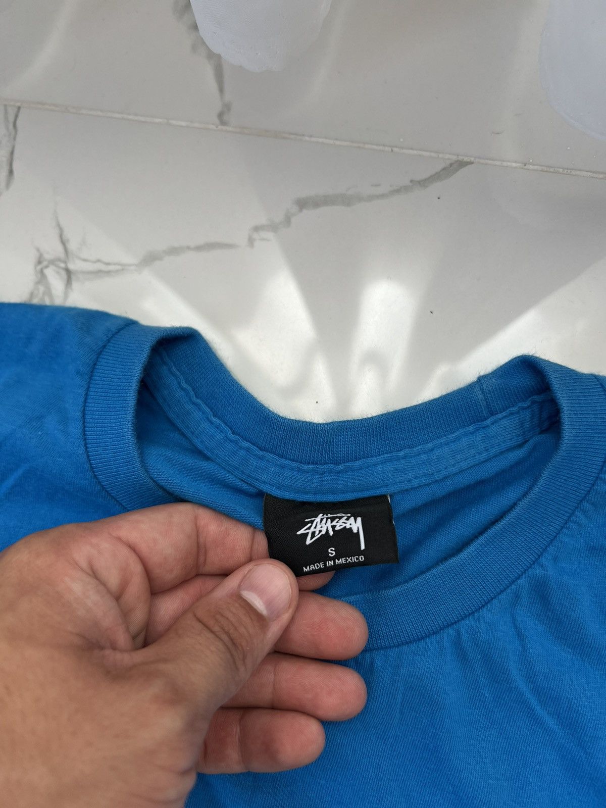 Stussy × Vintage 90's STUSSY BIG LOGO RARE Y2K TEE ARCHIVE Size US S / EU 44-46 / 1 - 7 Thumbnail