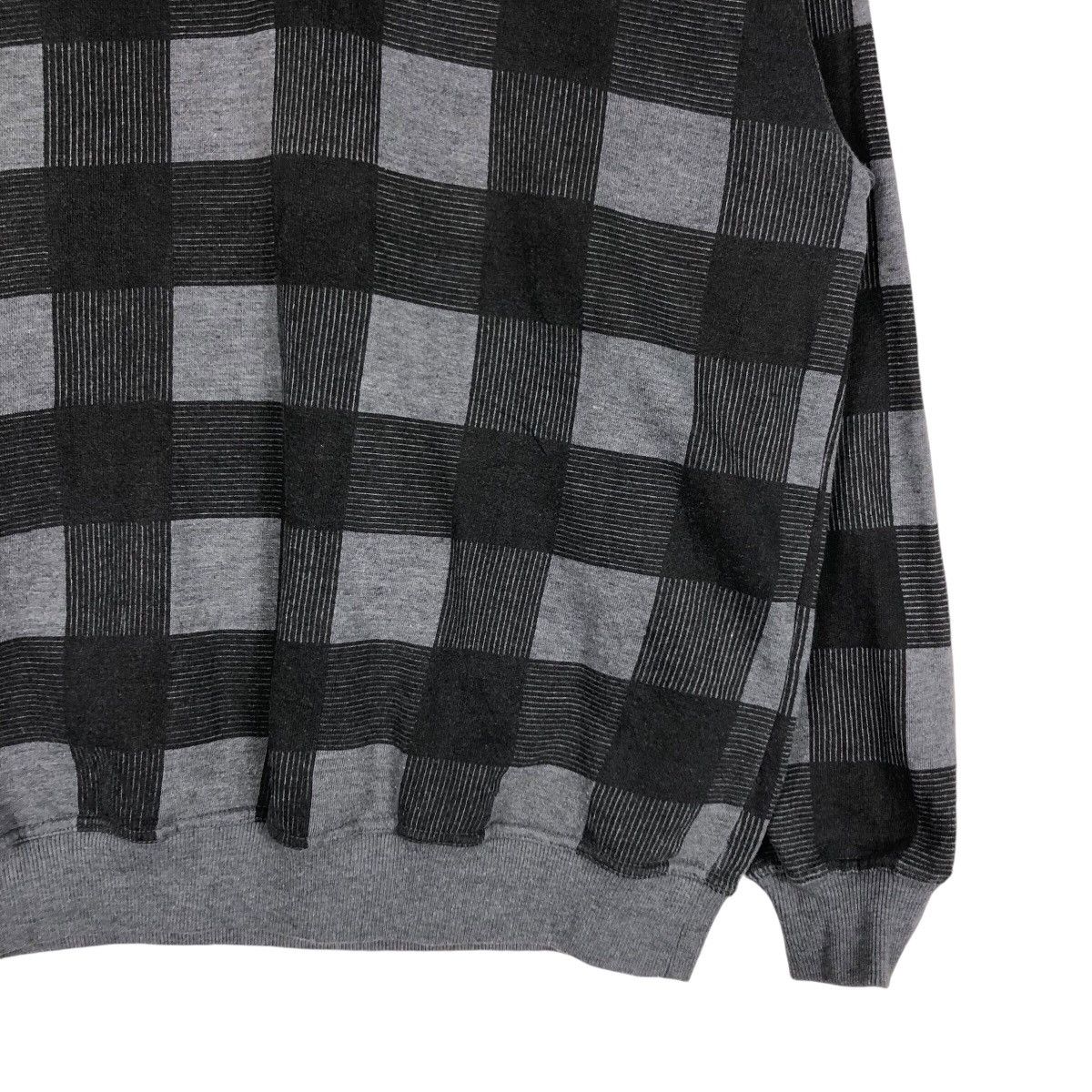 Japanese Brand × Vintage Vintage Checked Box Sweatshirt Rare Streetwear Medium Size US M / EU 48-50 / 2 - 4 Thumbnail