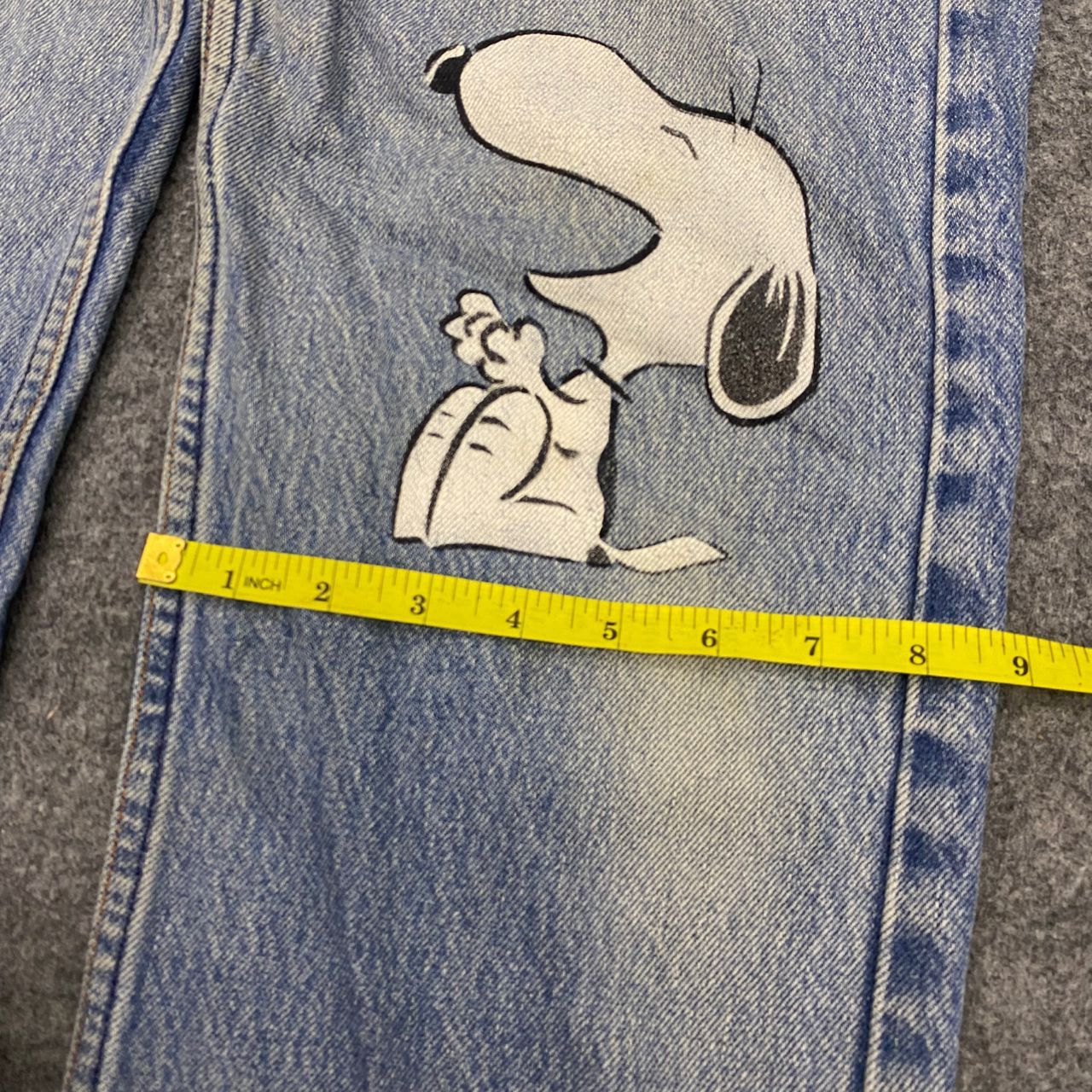 Levi's 💥Best Offer💥Vintage 90s Levis x snoopy Denim Size US 32 / EU 48 - 6 Thumbnail