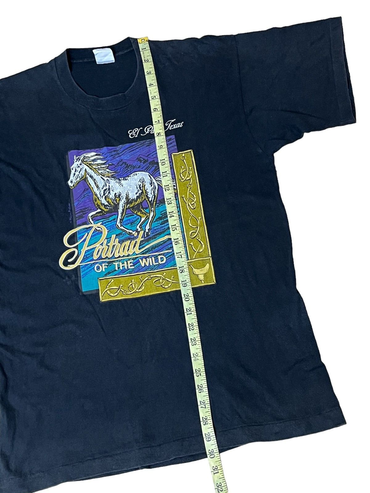 Art Comes First VINTAGE 90s EL PASO TEXAS PORTRAIT OF THE WILD T SHIRT Size US L / EU 52-54 / 3 - 10 Thumbnail