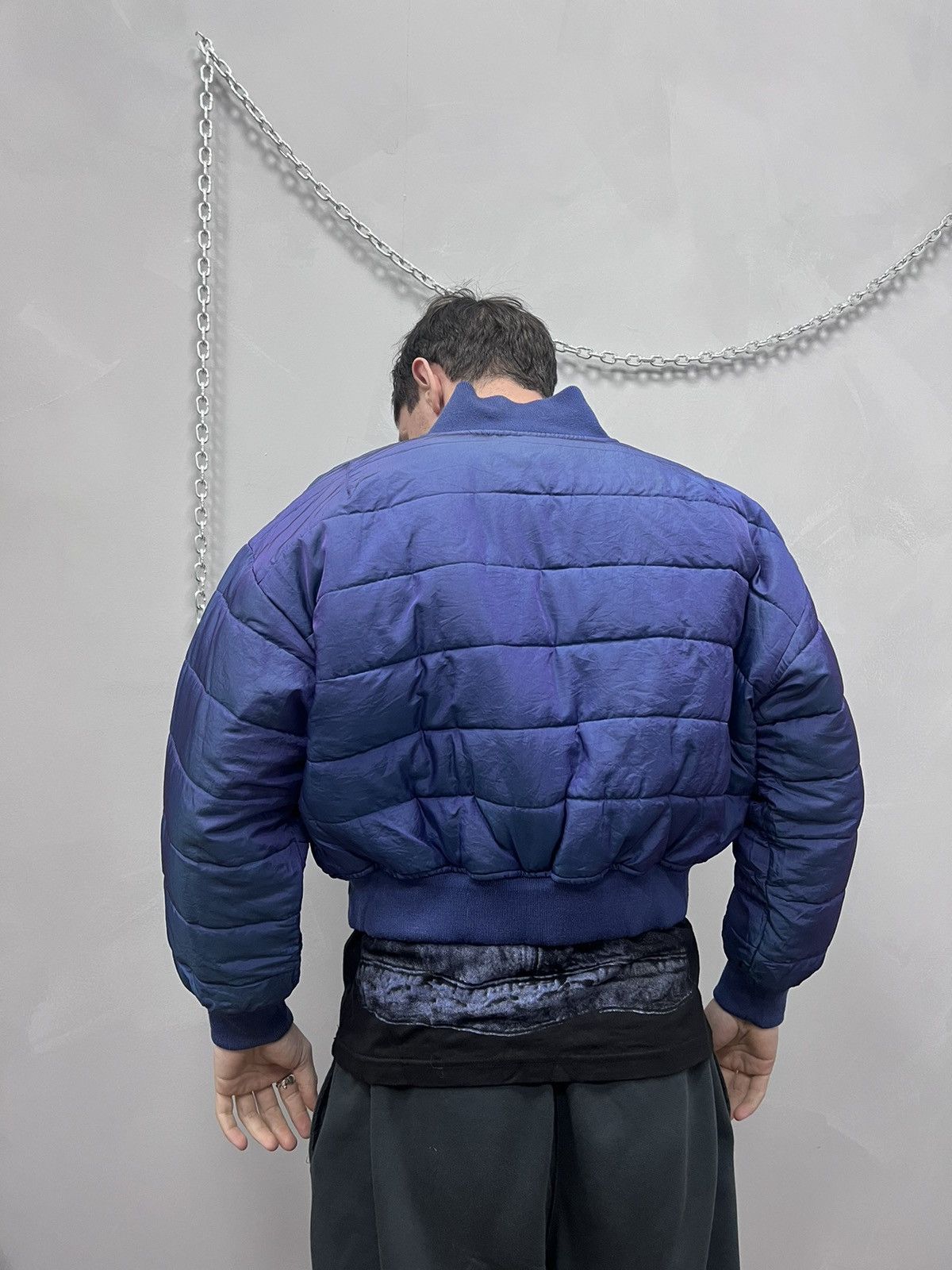 Issey Miyake × Japanese Brand × Vintage NYLON LAUTREMONT REVERSIBLE BOMBER JPG STYLE Y2K Size US M / EU 48-50 / 2 - 11 Thumbnail