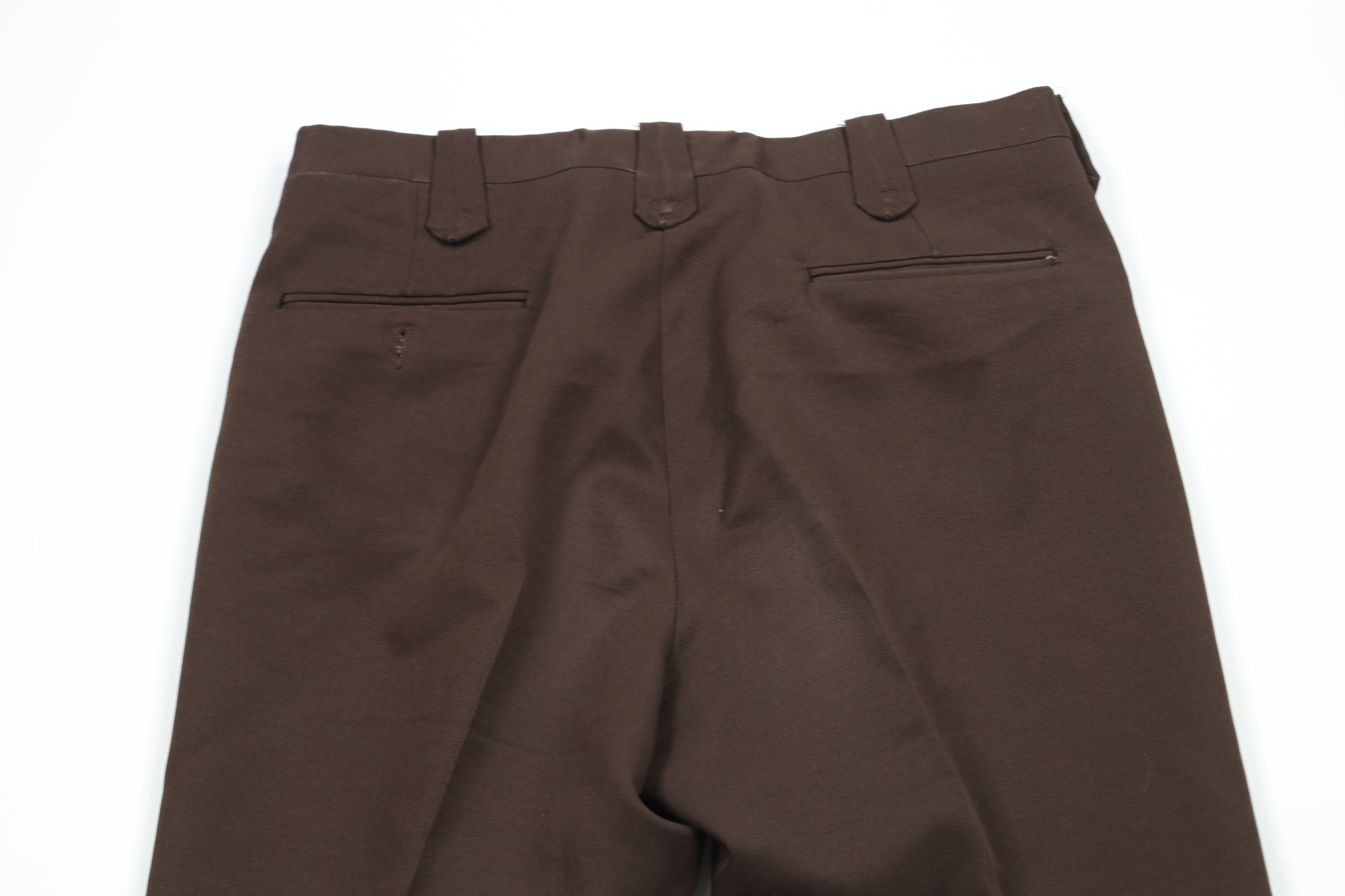 Vintage Vintage 70s Streetwear Flared Wide Leg Chino Pants Brown USA Size US 34 / EU 50 - 12 Thumbnail