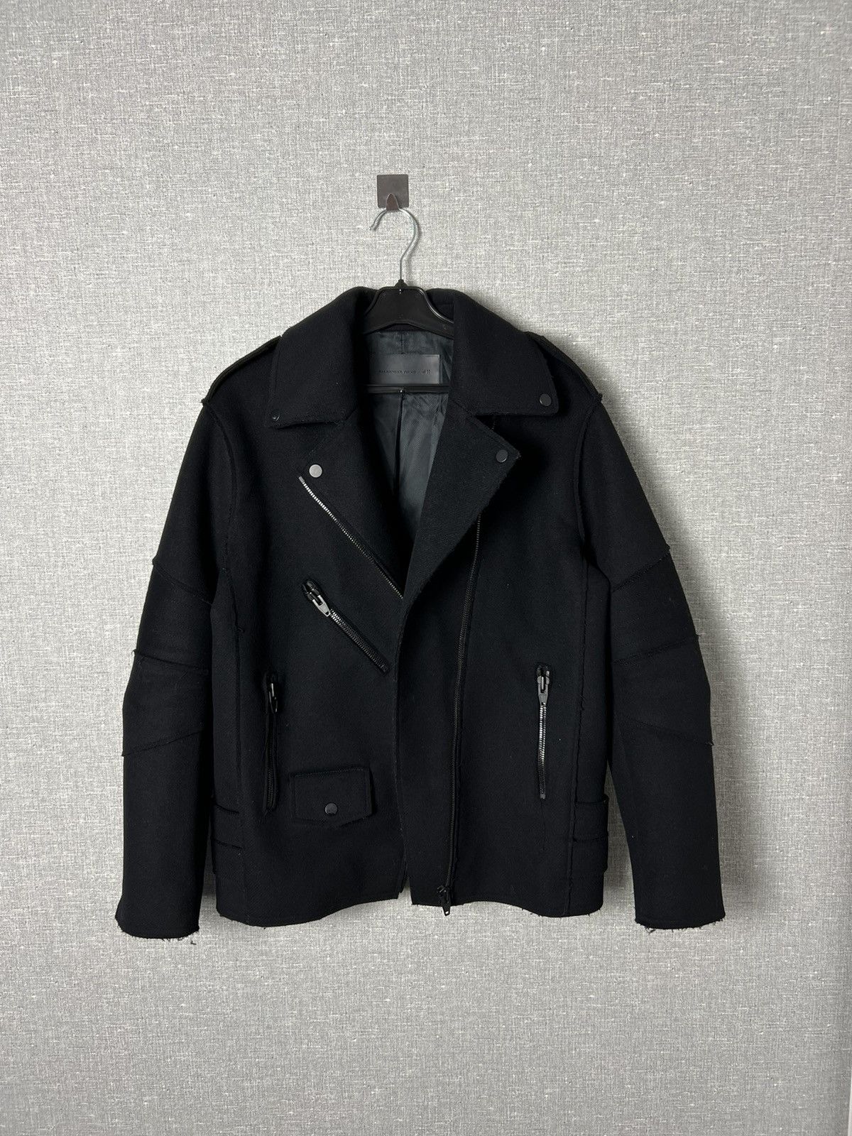 Alexander Wang × H&M Alexander Wang x H&M Runway Biker Wool Jacket Coat Size S / US 4 / IT 40 - 2 Thumbnail
