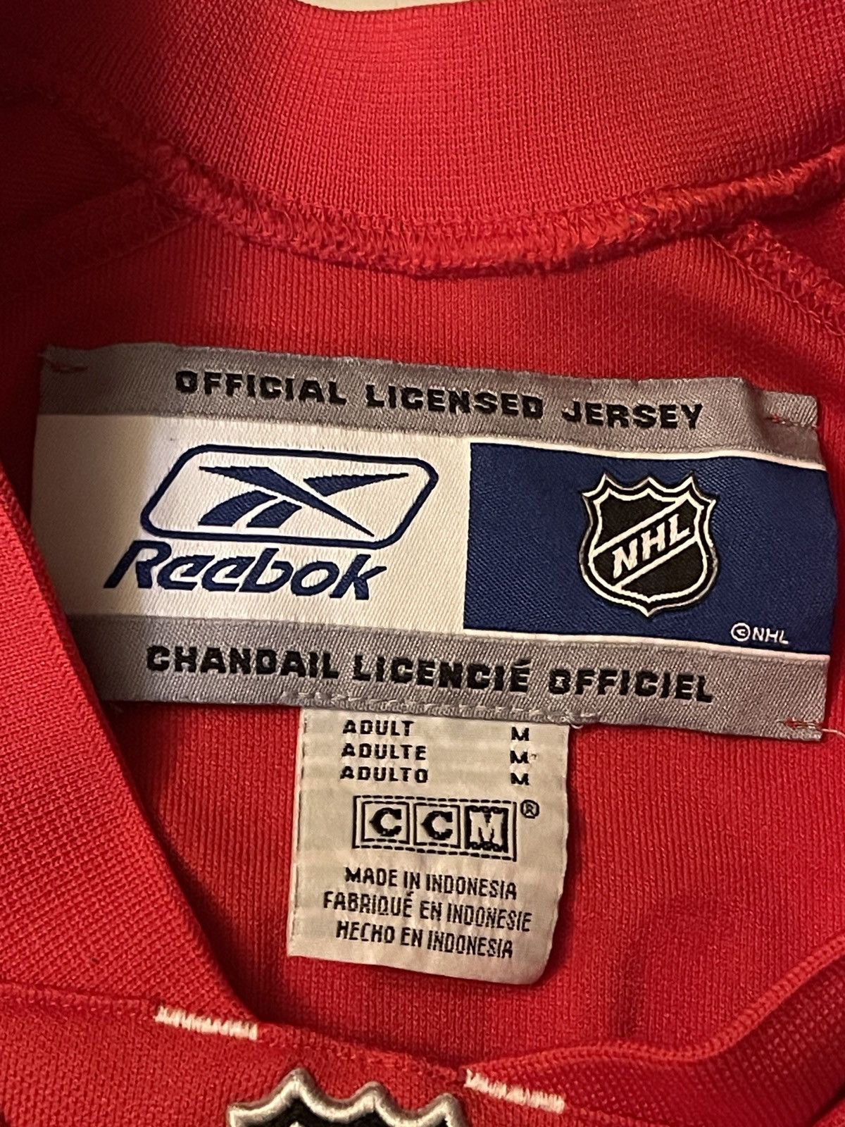 Reebok Washington Capitals Hockey Jersey Reebok Size Medium Bourque Size US M / EU 48-50 / 2 - 3 Thumbnail