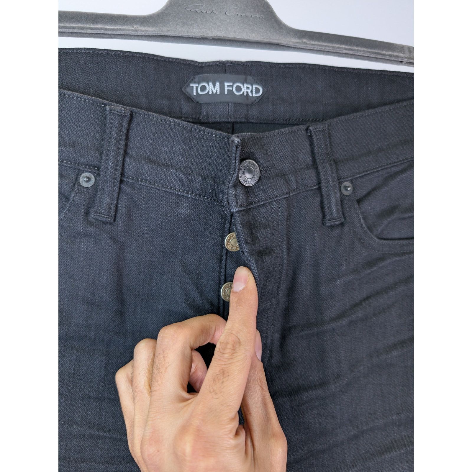 Tom Ford o1rshd1 Straight-Fit Denim Jeans in Black Size US 33 - 7 Thumbnail