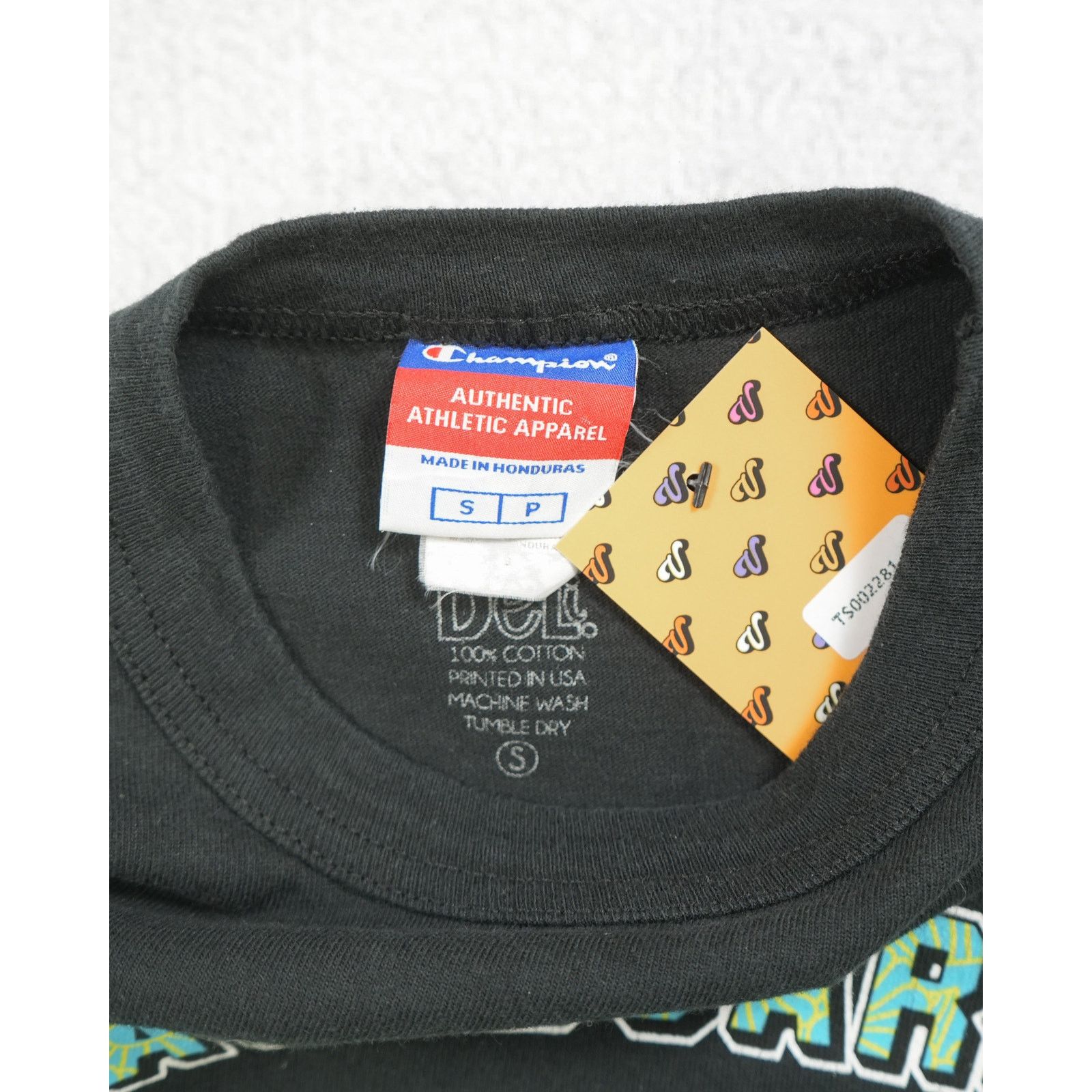 Champion Vintage 00s Champion Black T-Shirt - Men's Small Size US S / EU 44-46 / 1 - 3 Thumbnail