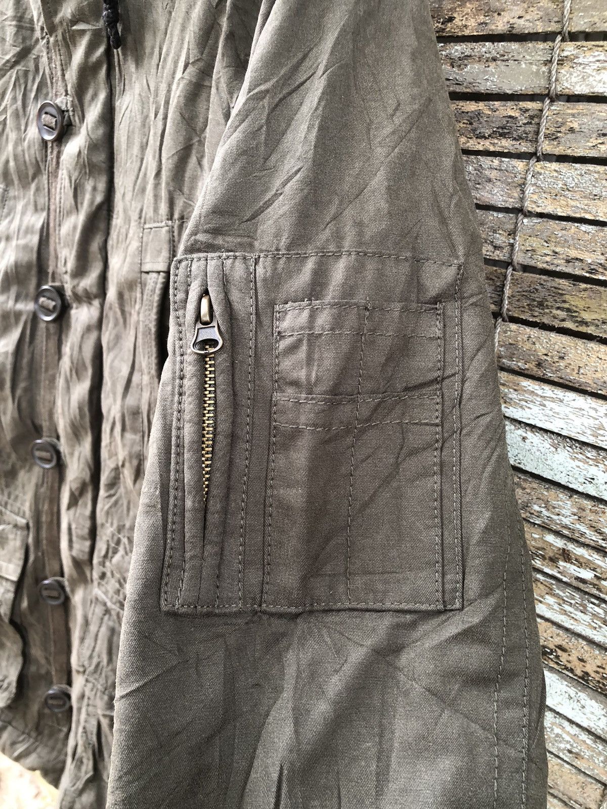 Belstaff × Japanese Brand × Vintage Vintage Japanese Brands Create Barefoot Military Jacket Size US L / EU 52-54 / 3 - 9 Thumbnail