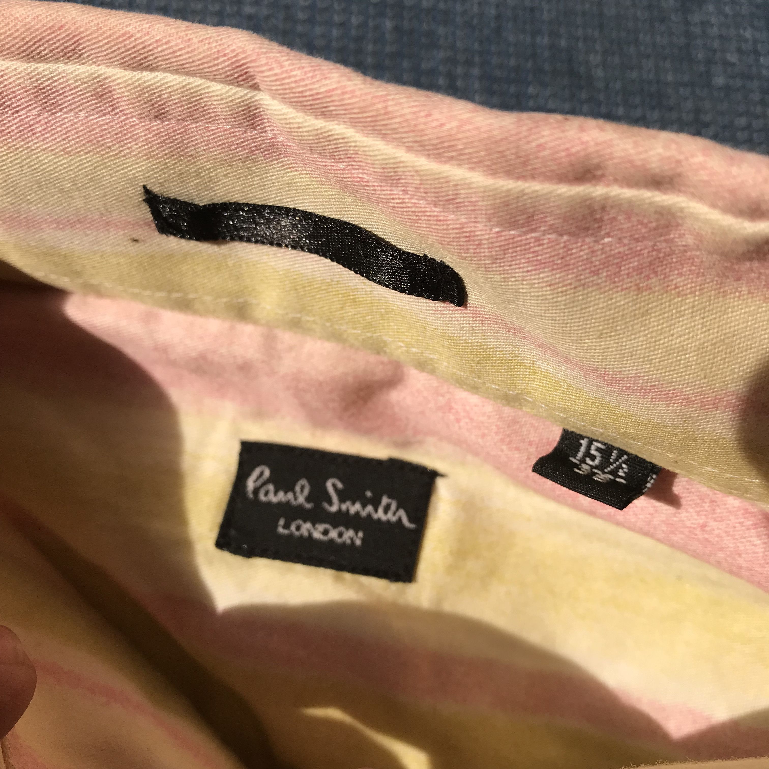 Paul Smith Paul Smith Of London Multicolour pink beige cream shirt Size US M / EU 48-50 / 2 - 2 Thumbnail