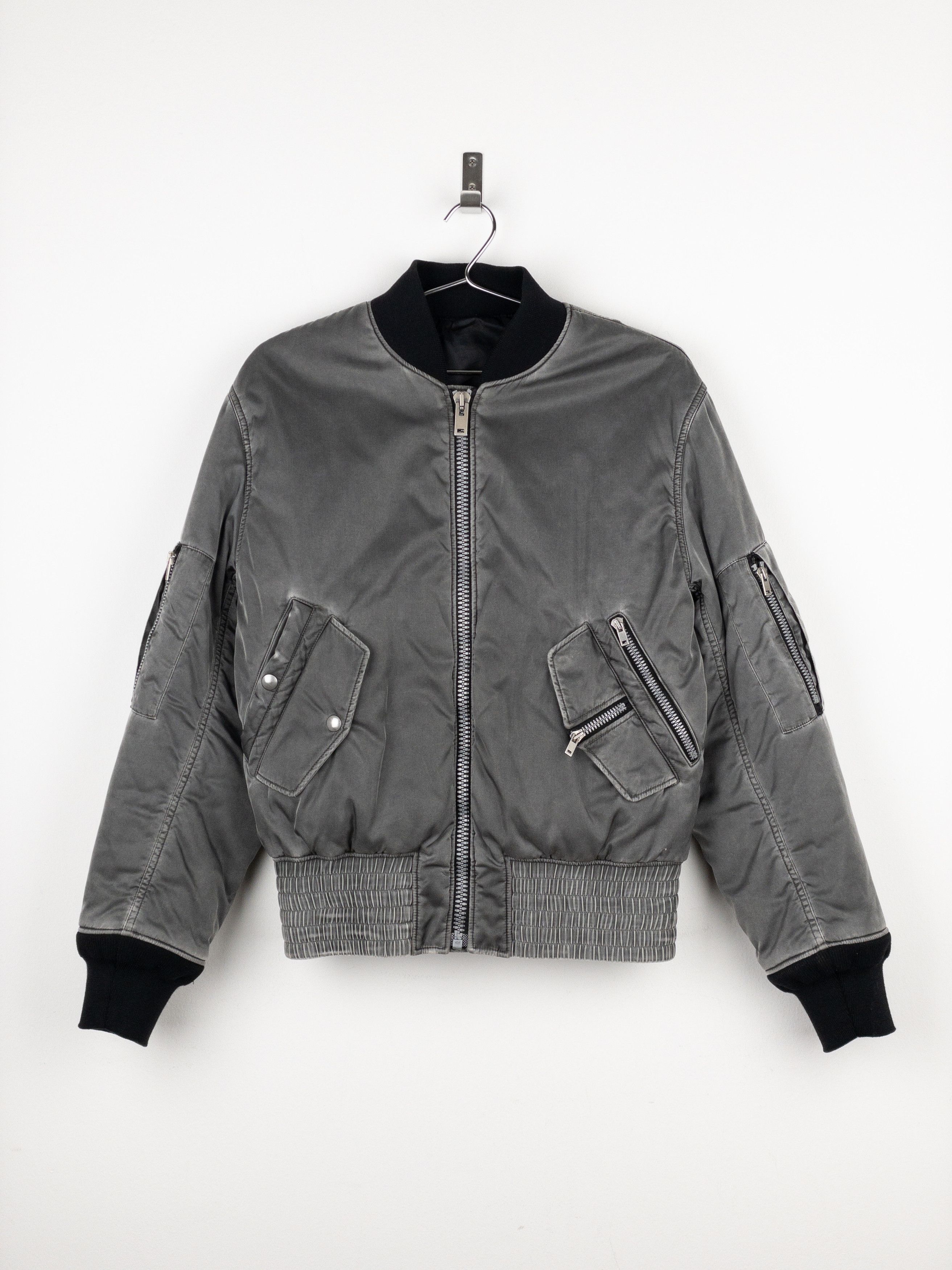 Maison Margiela MM6 Long MA-1 Bomber Jacket - s32aa0111 s44815