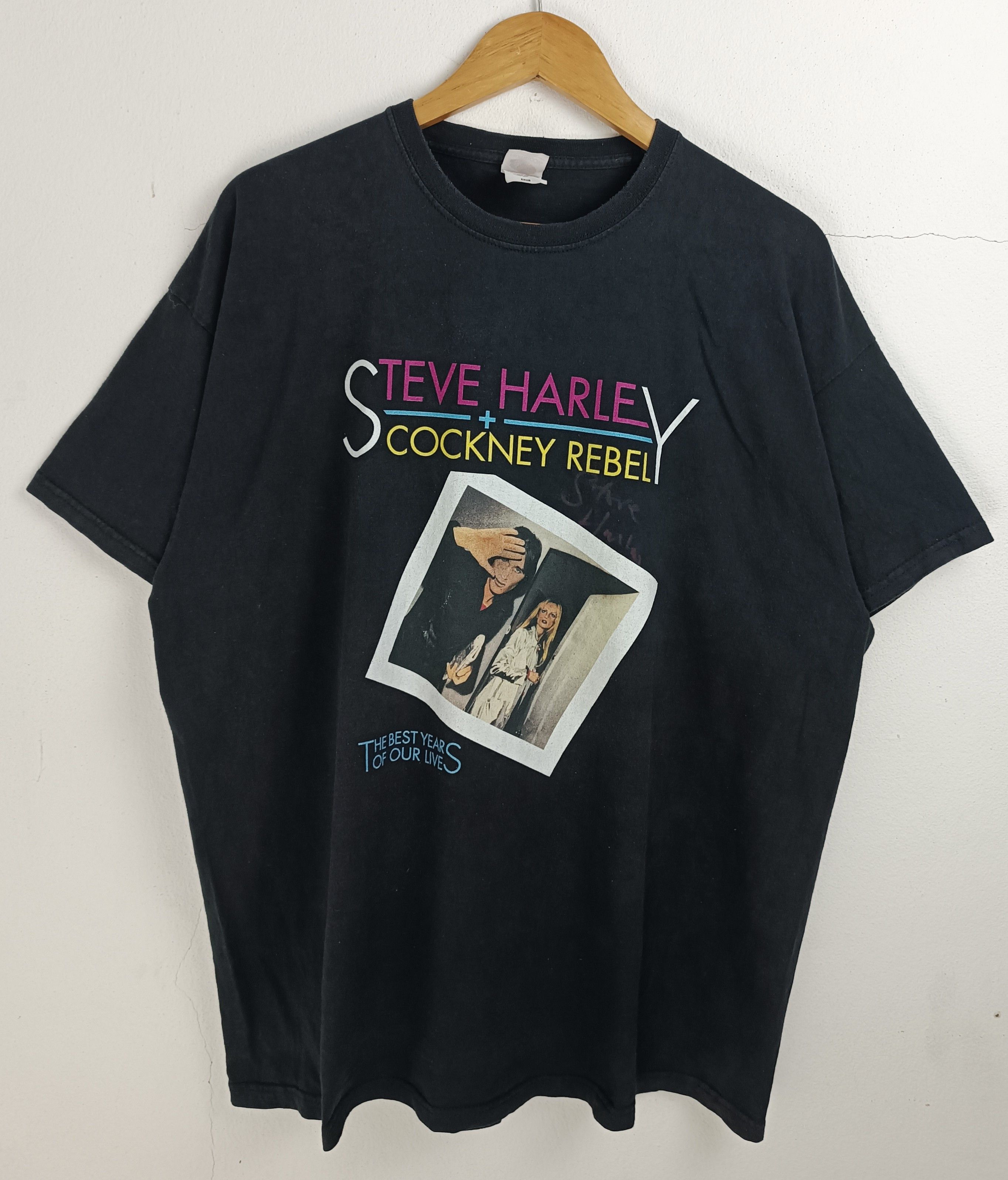 Band Tees VINTAGE 2015 STEVE HARLEY & COCKNEY REBELS TOUR iggy slade Size US XXL / EU 58 / 5 - 3 Thumbnail