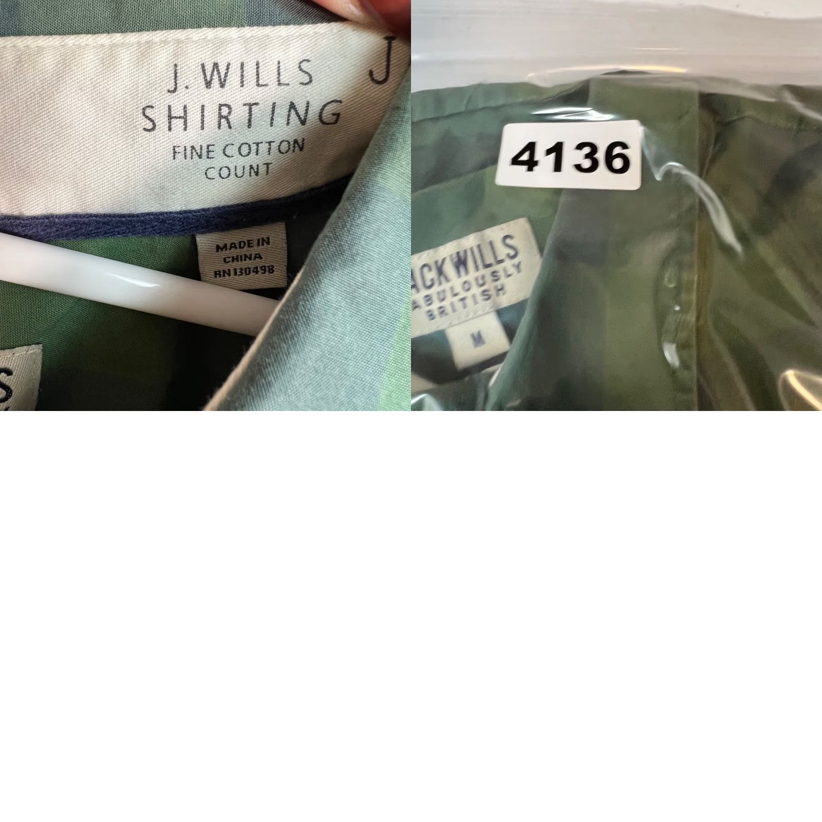 Jack Wills Jack Wills Mens Size Medium Green Plaid Button-Up Shirt 100% Cotton Long Sleeve Button-Up Shirt Mens Regular Fit Casual Pockets Size US M / EU 48-50 / 2 - 8 Thumbnail