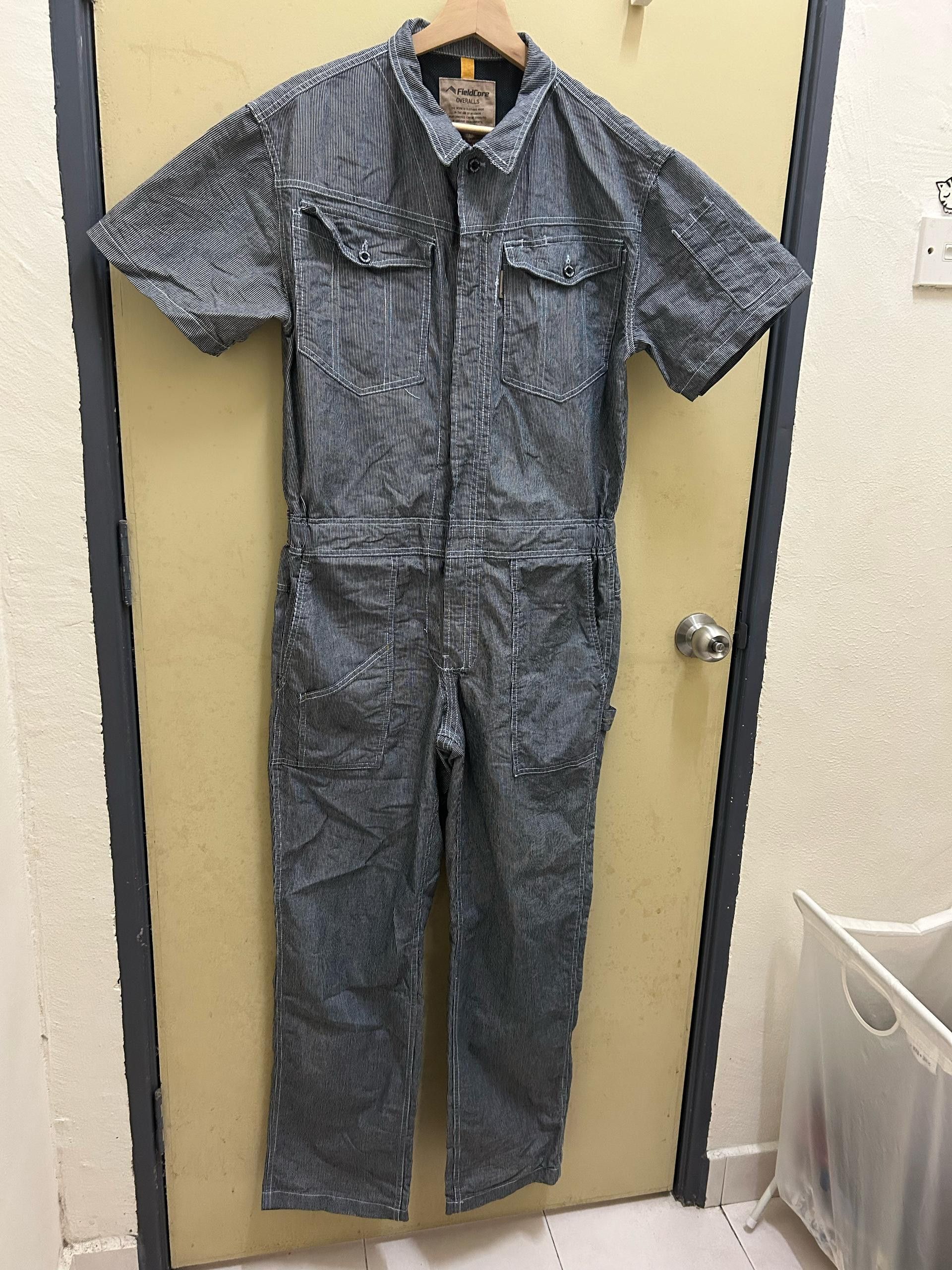 Vintage 💥Rare💥 Vintage Coverall Fieldcore Hickory Stripe Size US M / EU 48-50 / 2 - 4 Thumbnail