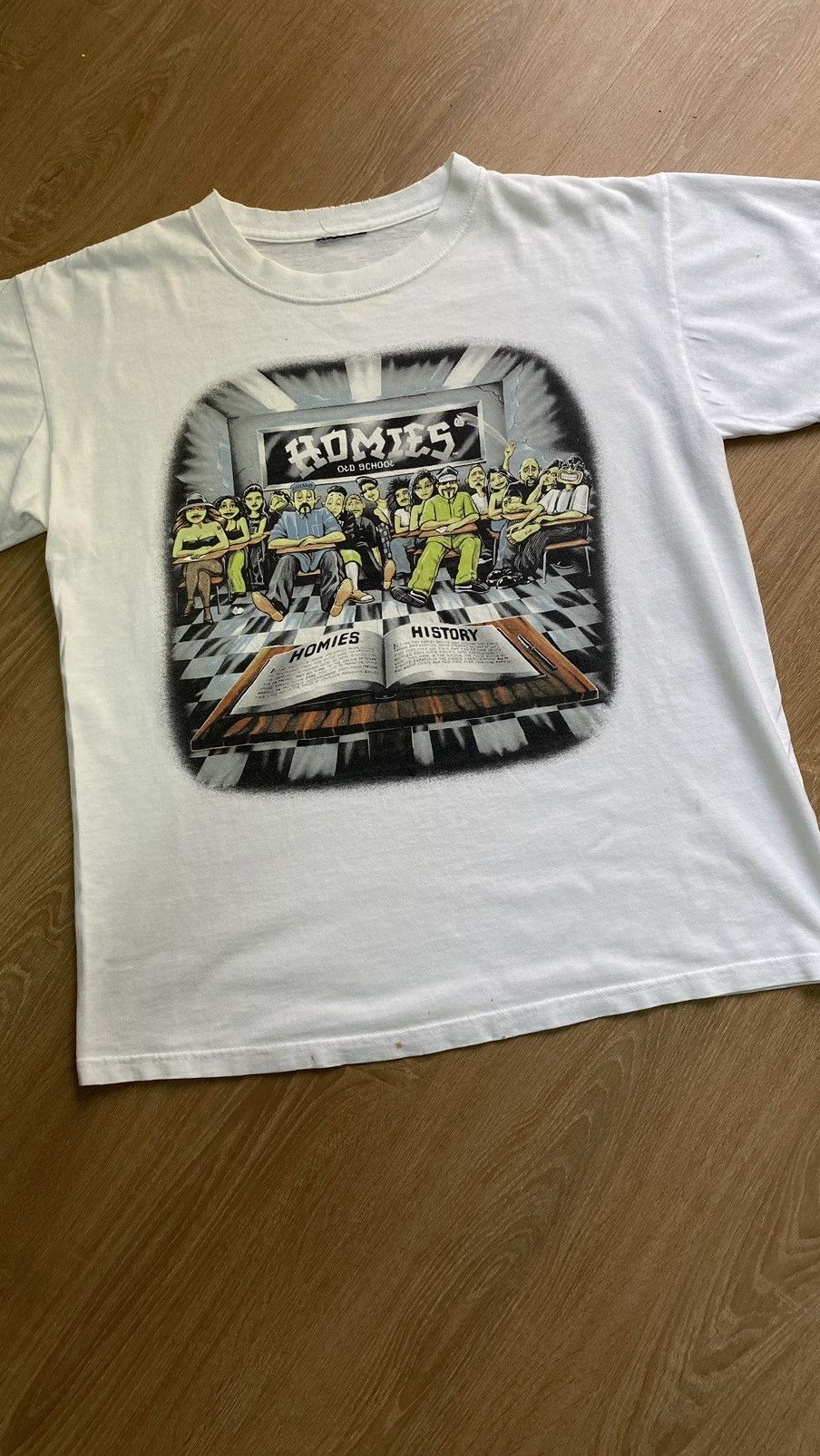 Rap Tees × Vintage RARE! Vintage 90’s Homies Rap Tee Art Size US L / EU 52-54 / 3 - 4 Thumbnail