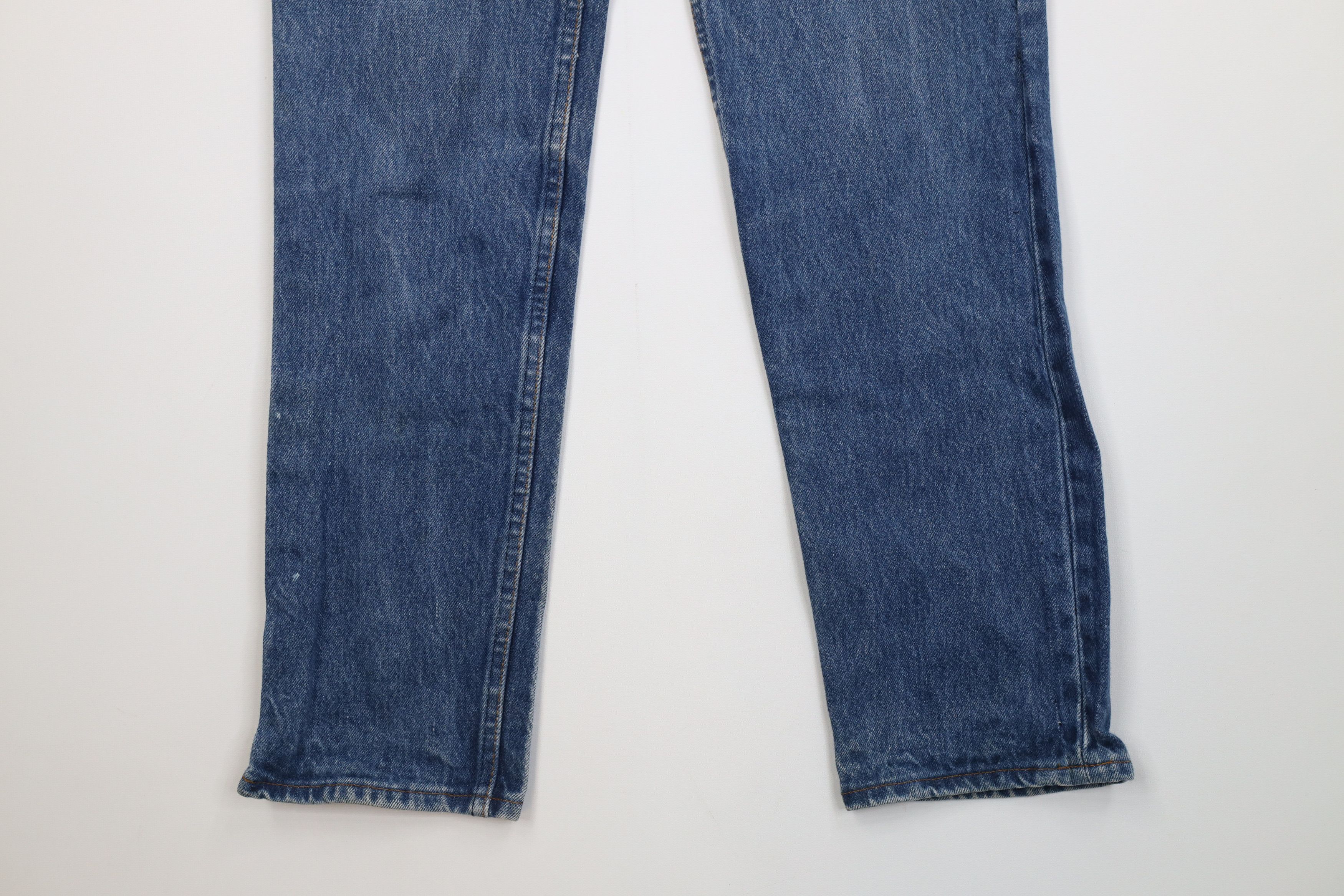 Levi's Vintage 80s Levis 706 Fit Faded Denim Jeans Blue Cotton USA Size 28" / US 6 / IT 42 - 4 Thumbnail
