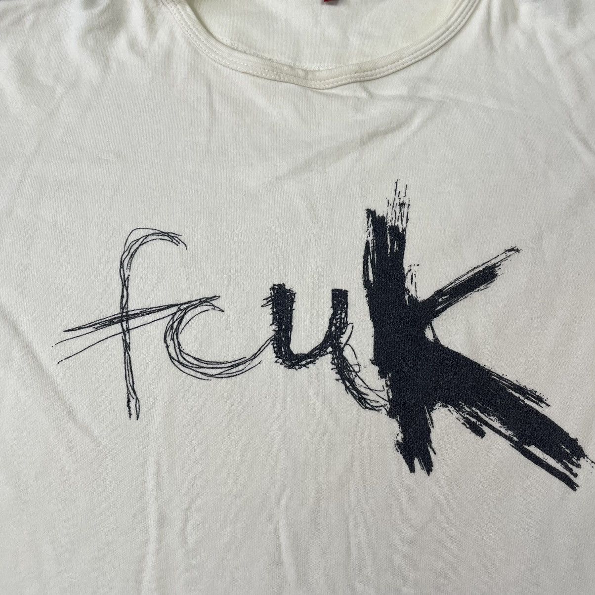 Vintage Vintage Y2K Graphic Tee Faded White Skate Streetwear Boxy M Size US M / EU 48-50 / 2 - 5 Thumbnail