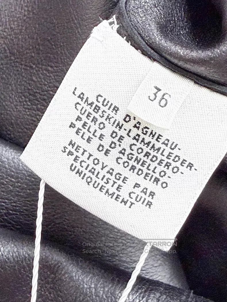 Hermes Hermes Black Leather Sheath Dress + Cashmere Cloak Size XS / US 0-2 / IT 36-38 - 5 Thumbnail