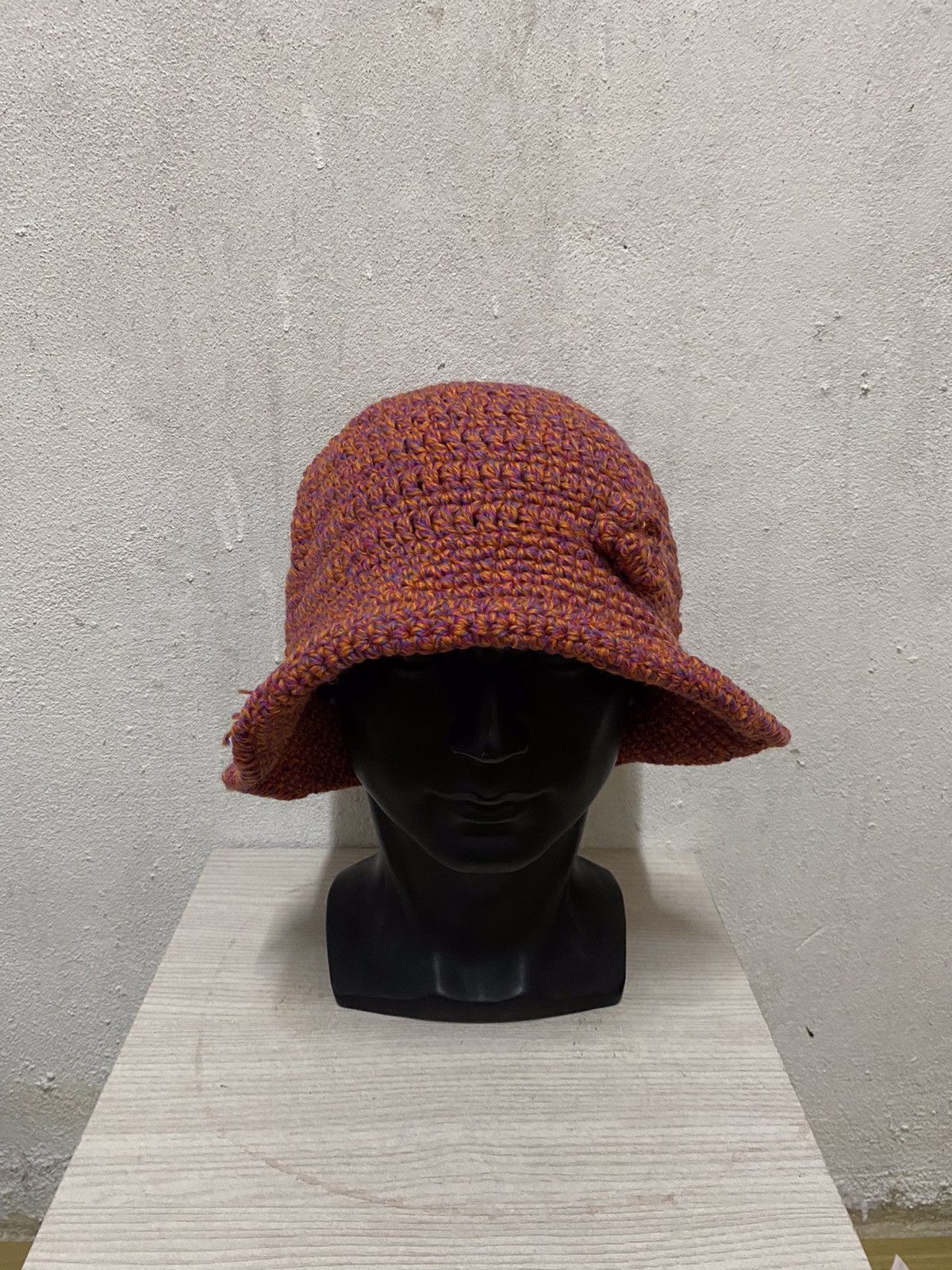 Japanese Brand Japanese Brand Knit Bucket Hat Size ONE SIZE - 2 Thumbnail
