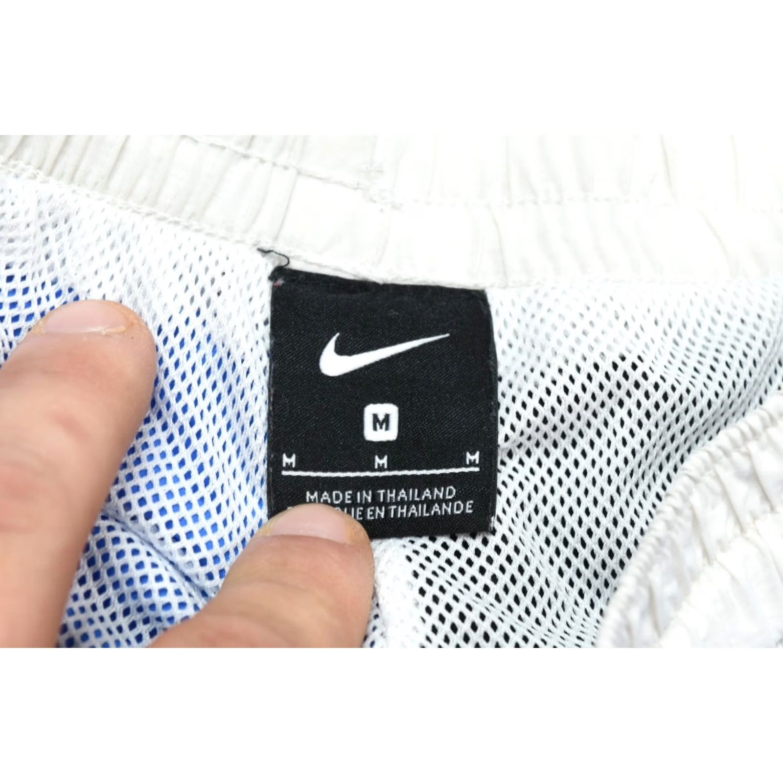 Nike Nike Shorts Mens Medium Blue Throwback Futura Lined Pull-On Drawstring Size US 31 - 5 Thumbnail