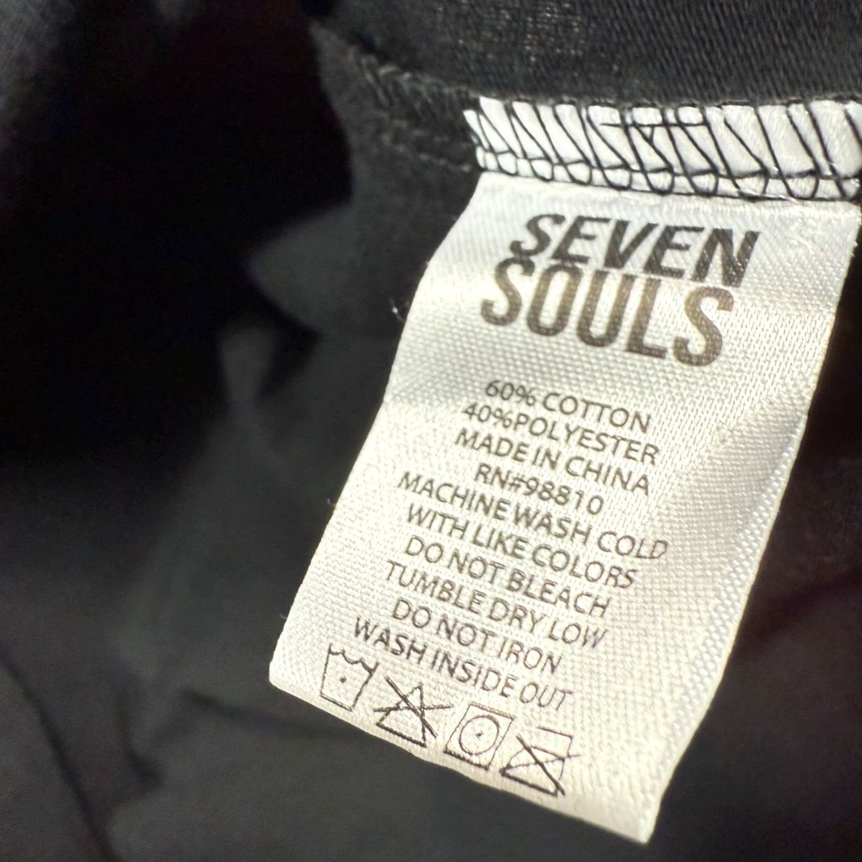Vintage Seven Souls Womens Polo Shirt Paris Black Small Short Sleeve Size S Ladies Polo Shirt Size S / US 4 / IT 40 - 7 Thumbnail
